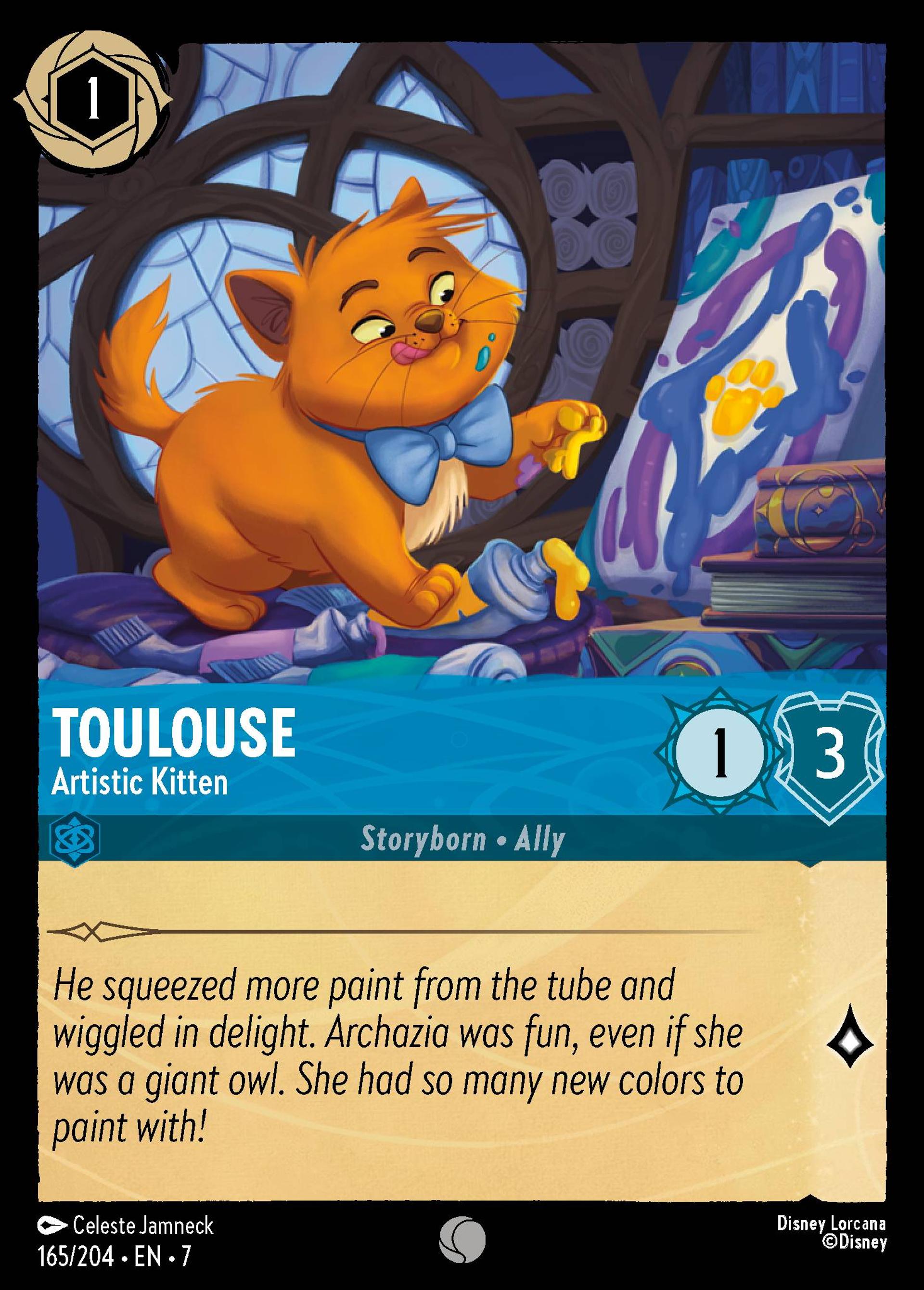 Toulouse - Artistic Kitten — Archazia's Island — Lorcana