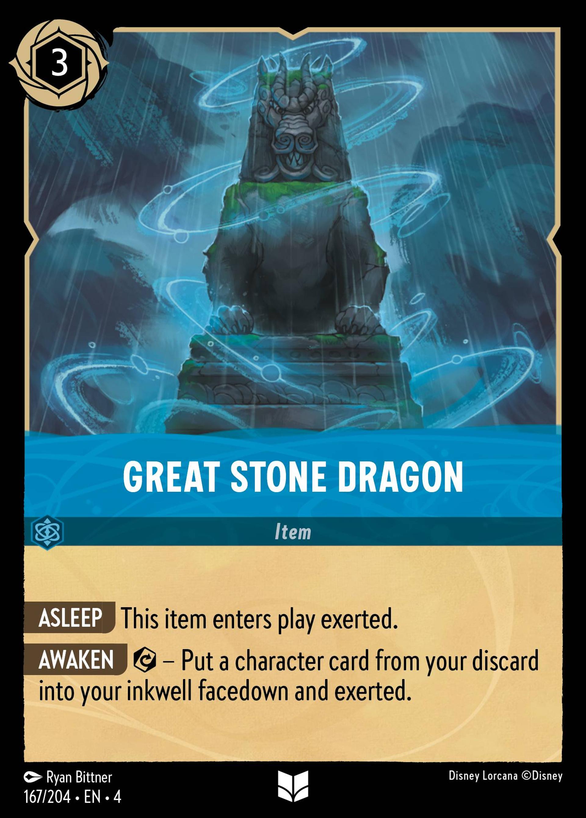 Great Stone Dragon — Ursula's Return — Lorcana