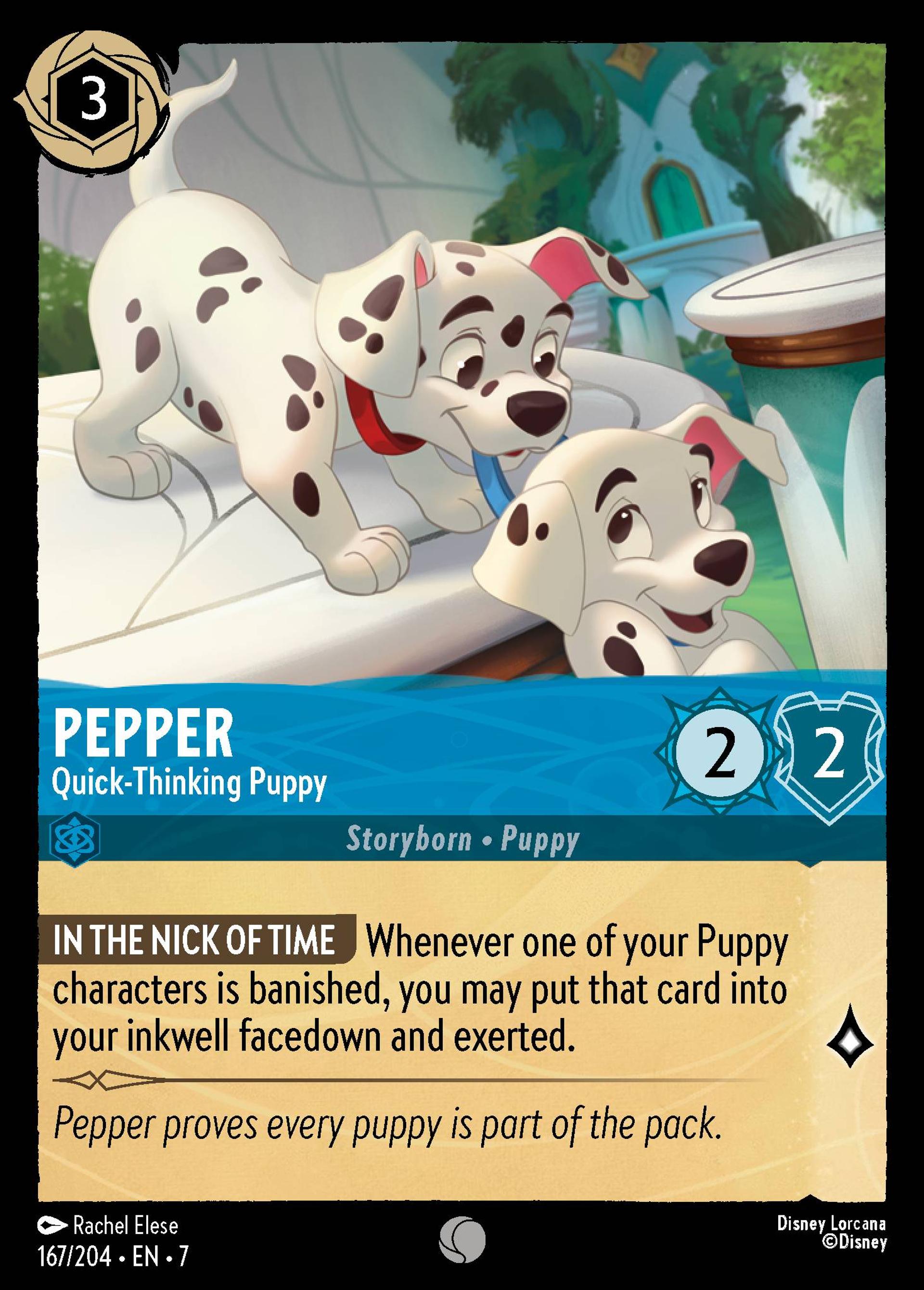 Pepper - Chiot vif d'esprit — Archazia's Island — Lorcana