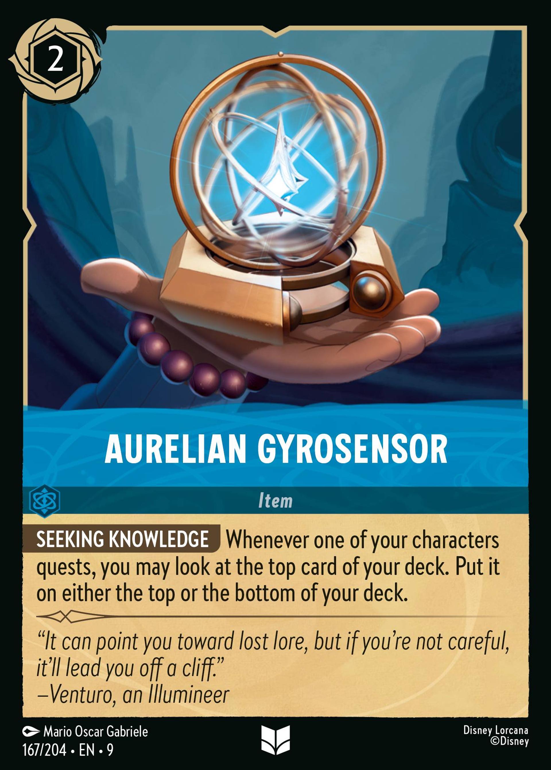 Aurelian Gyrosensor — Fabled — Lorcana