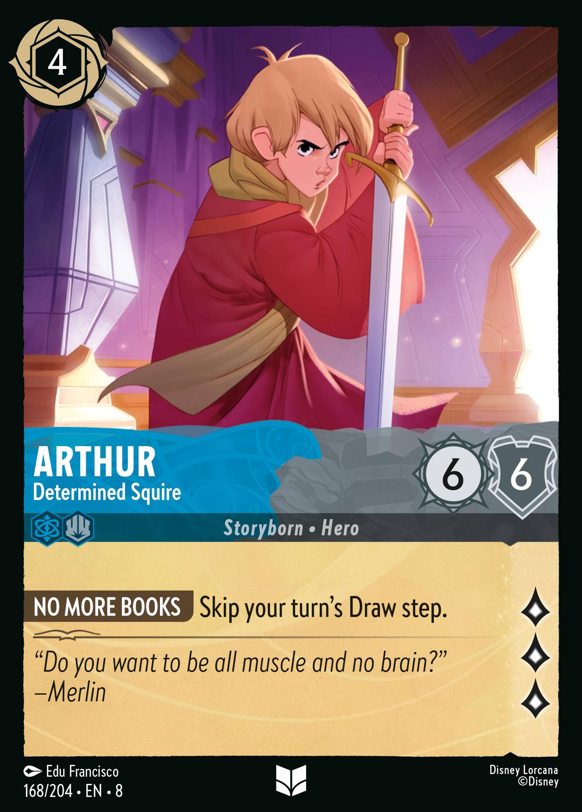 Arthur - Écuyer déterminé — The Reign of Jafar — Lorcana