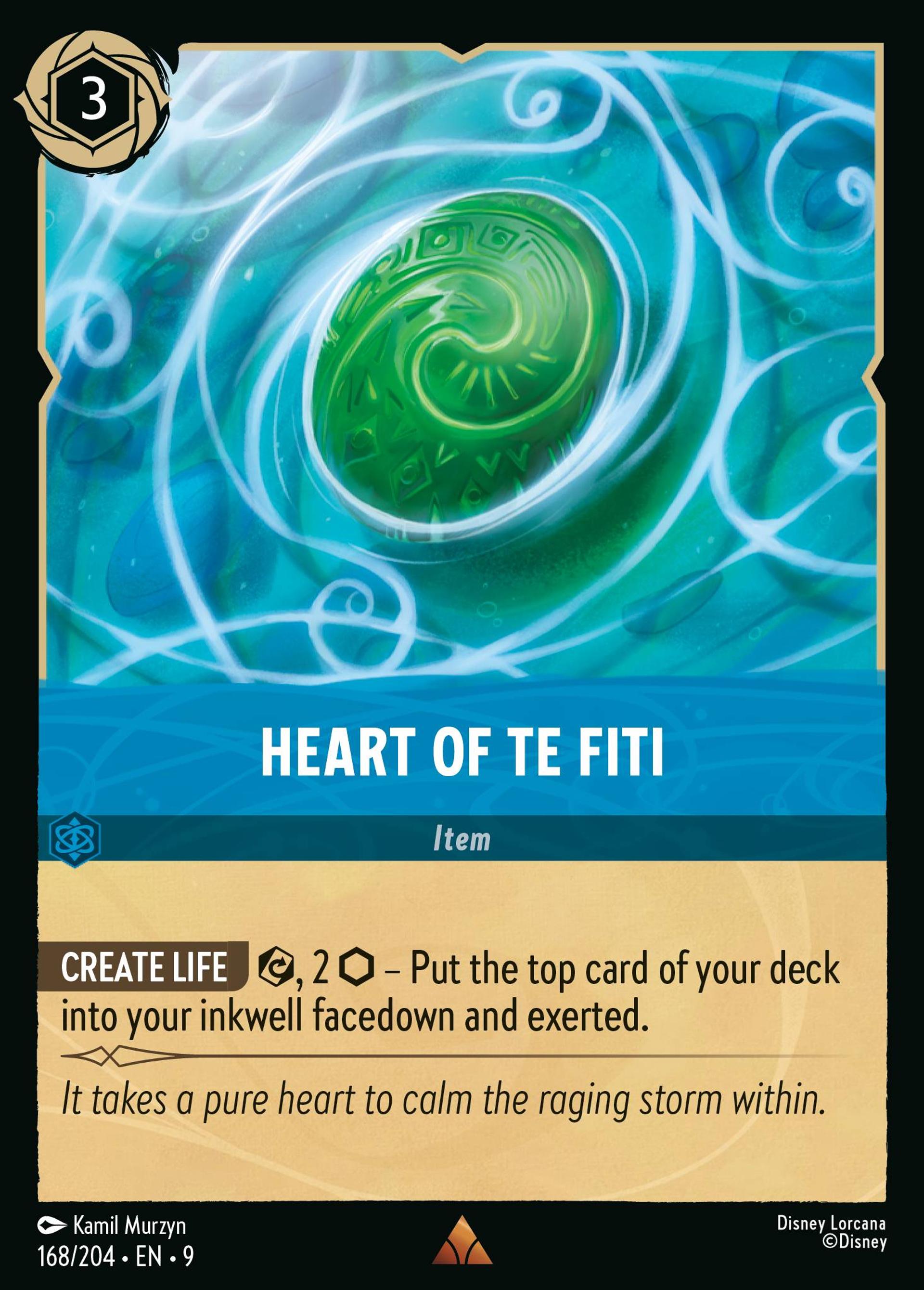 Heart of Te Fiti — Fabled — Lorcana