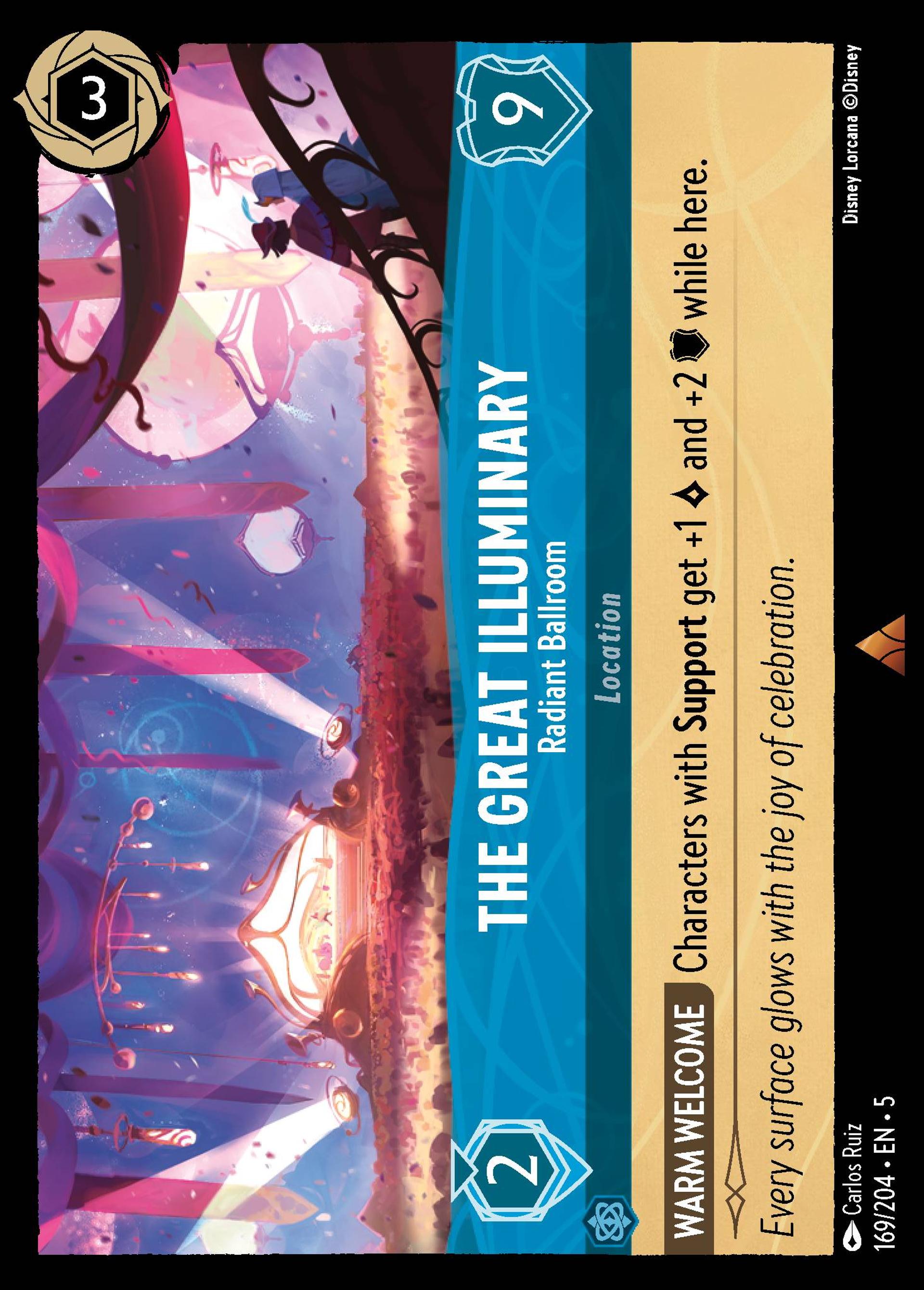 The Great Illuminary - Radiant Ballroom — Shimmering Skies — Lorcana