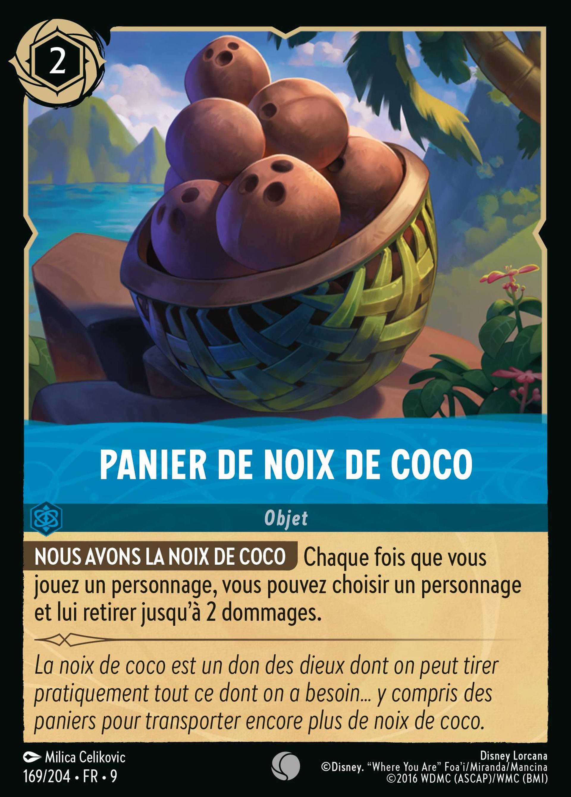 Panier de Noix de Coco — Fabled — Lorcana