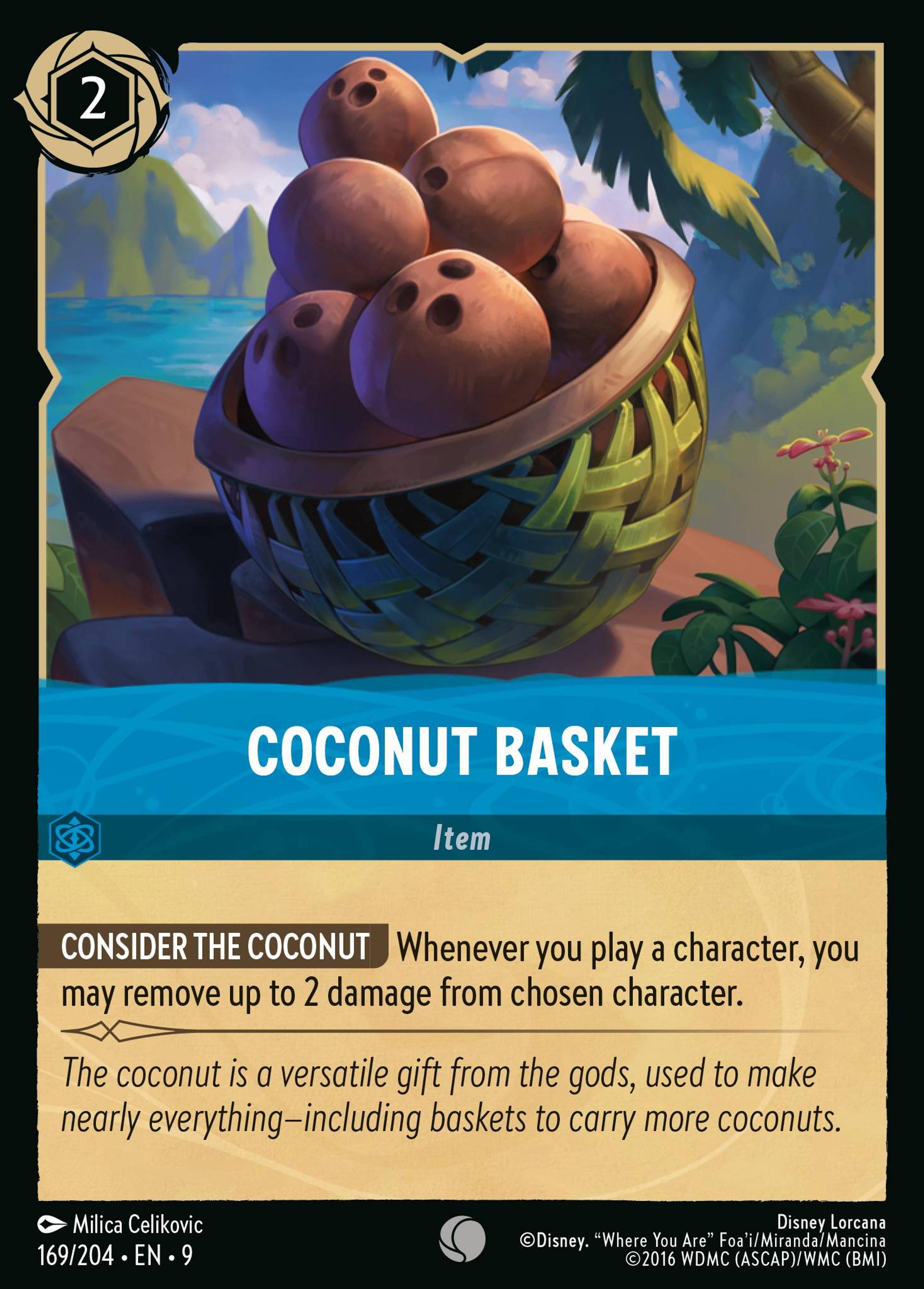 Coconut Basket — Fabled — Lorcana