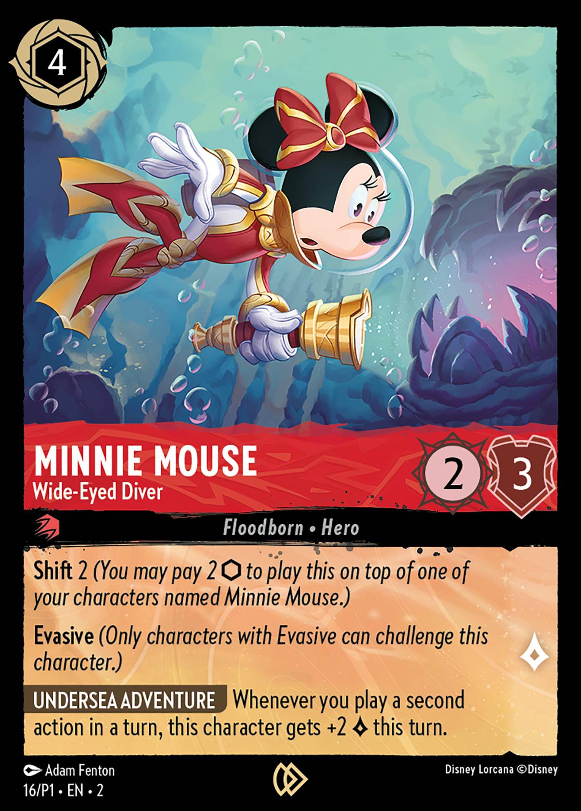 Minnie - Plongeuse émerveillée — Promos - Year 1 — Lorcana