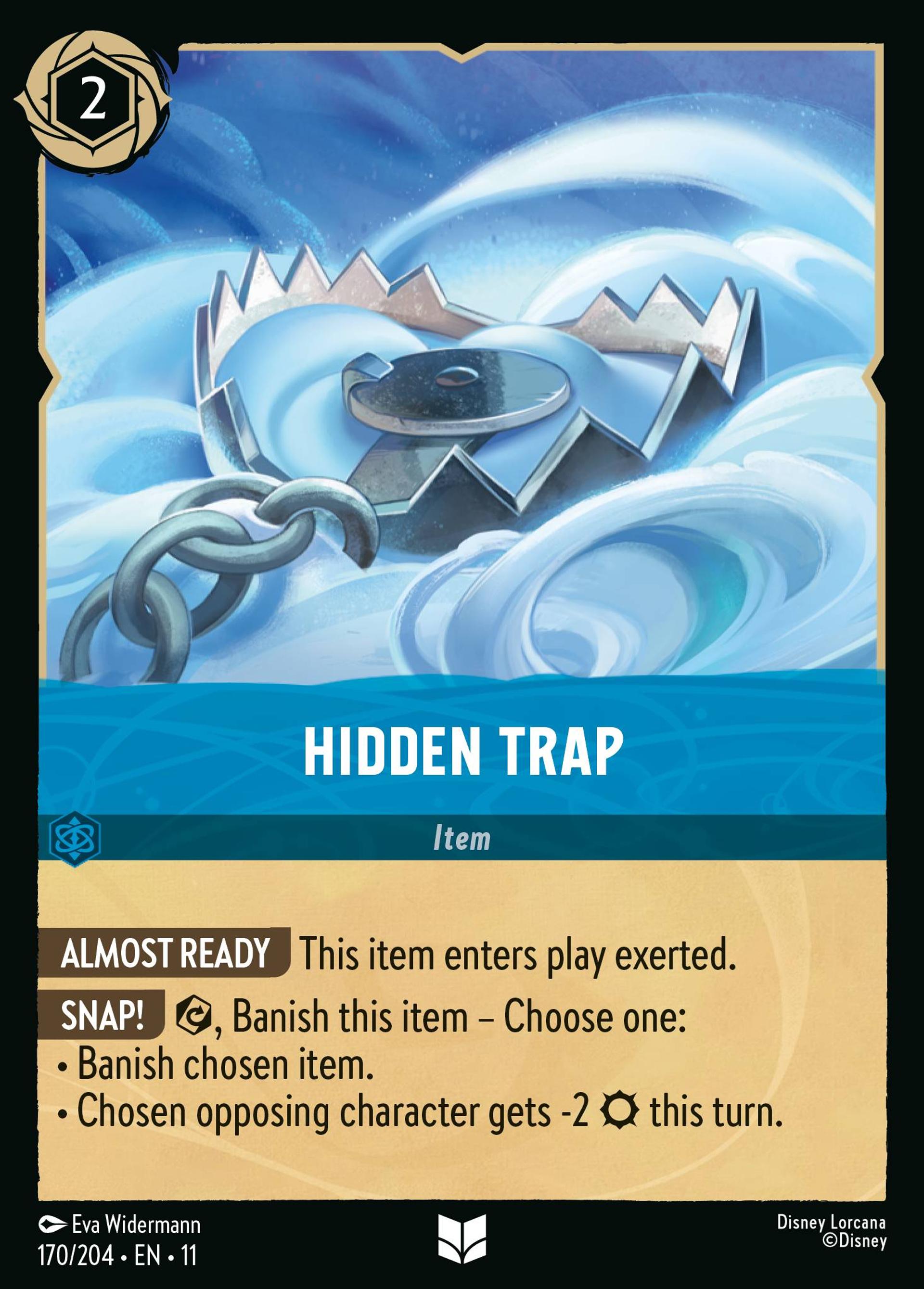 Hidden Trap — Winterspell — Lorcana