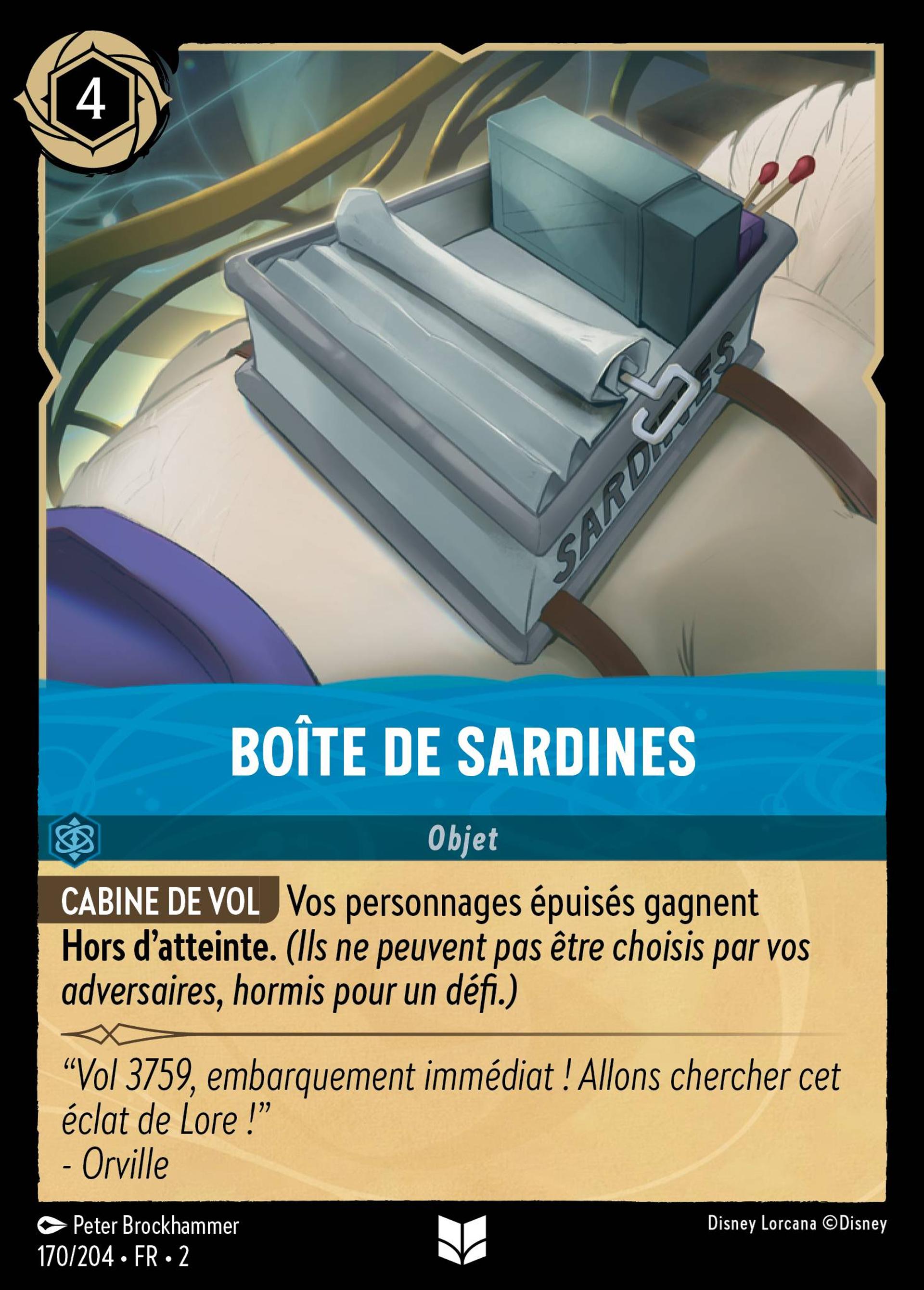Boîte de sardines — Rise of the Floodborn — Lorcana