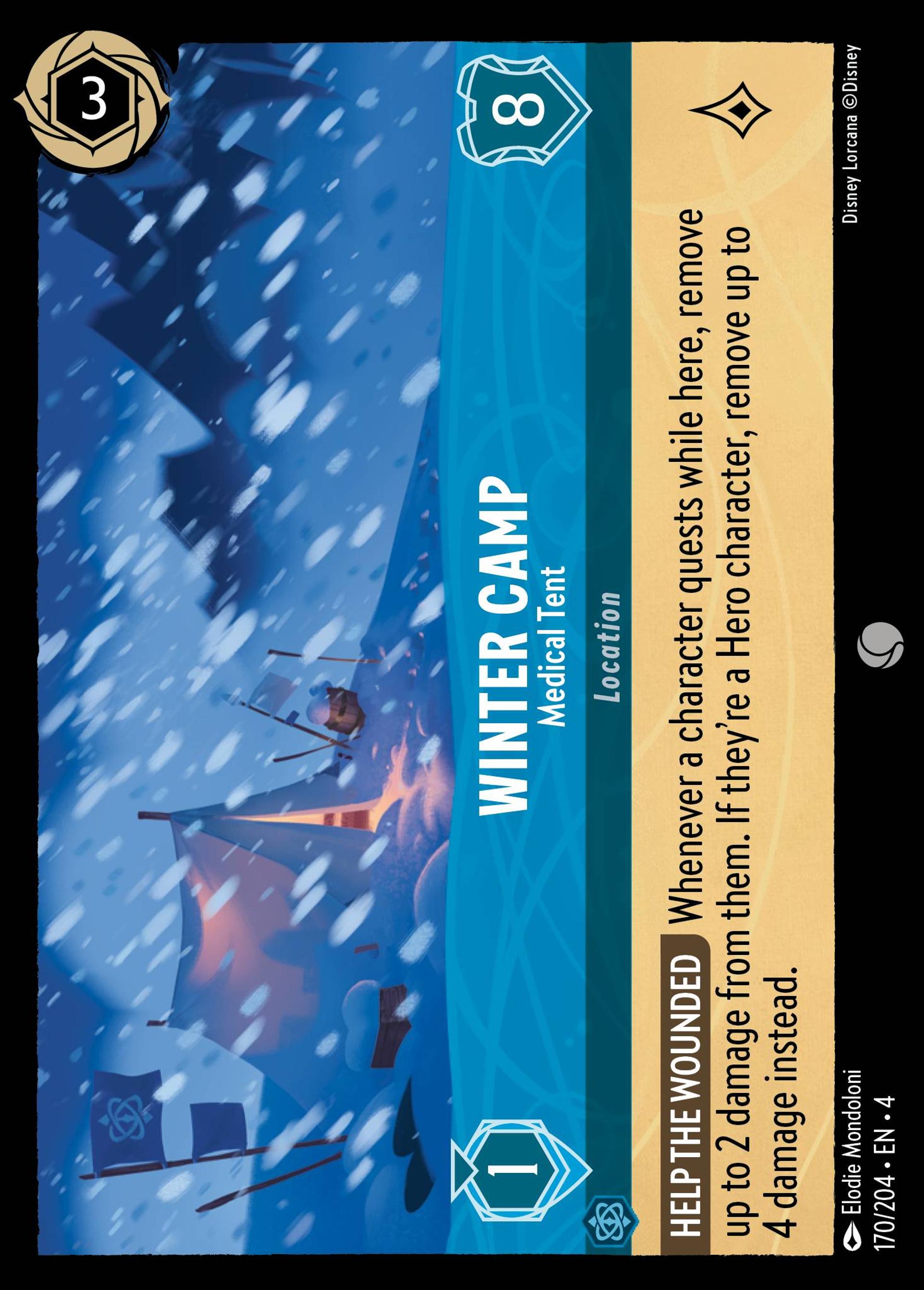 Winter Camp - Medical Tent — Ursula's Return — Lorcana