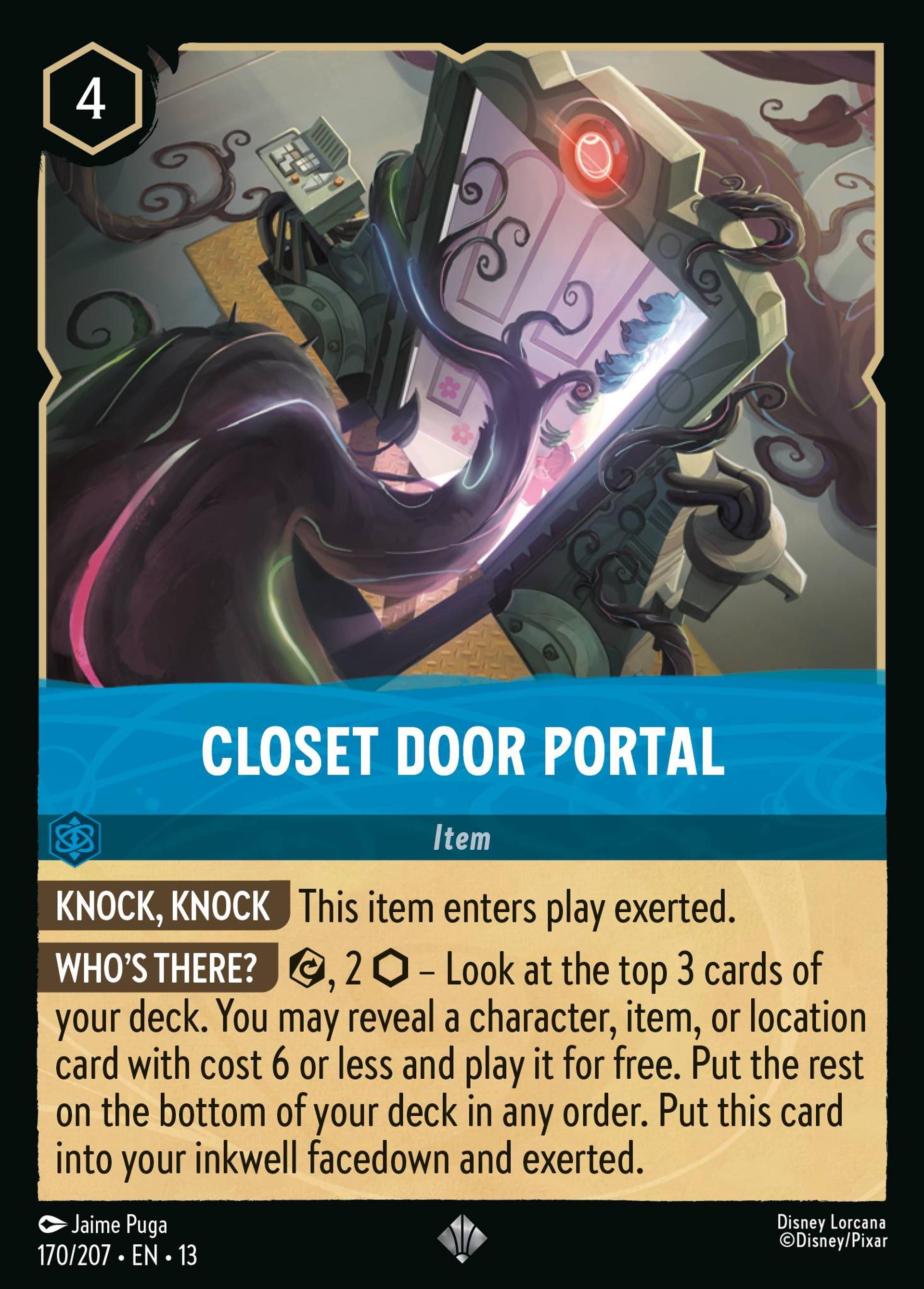 Portail de la Porte du placard — Attack of the Vine! — Lorcana