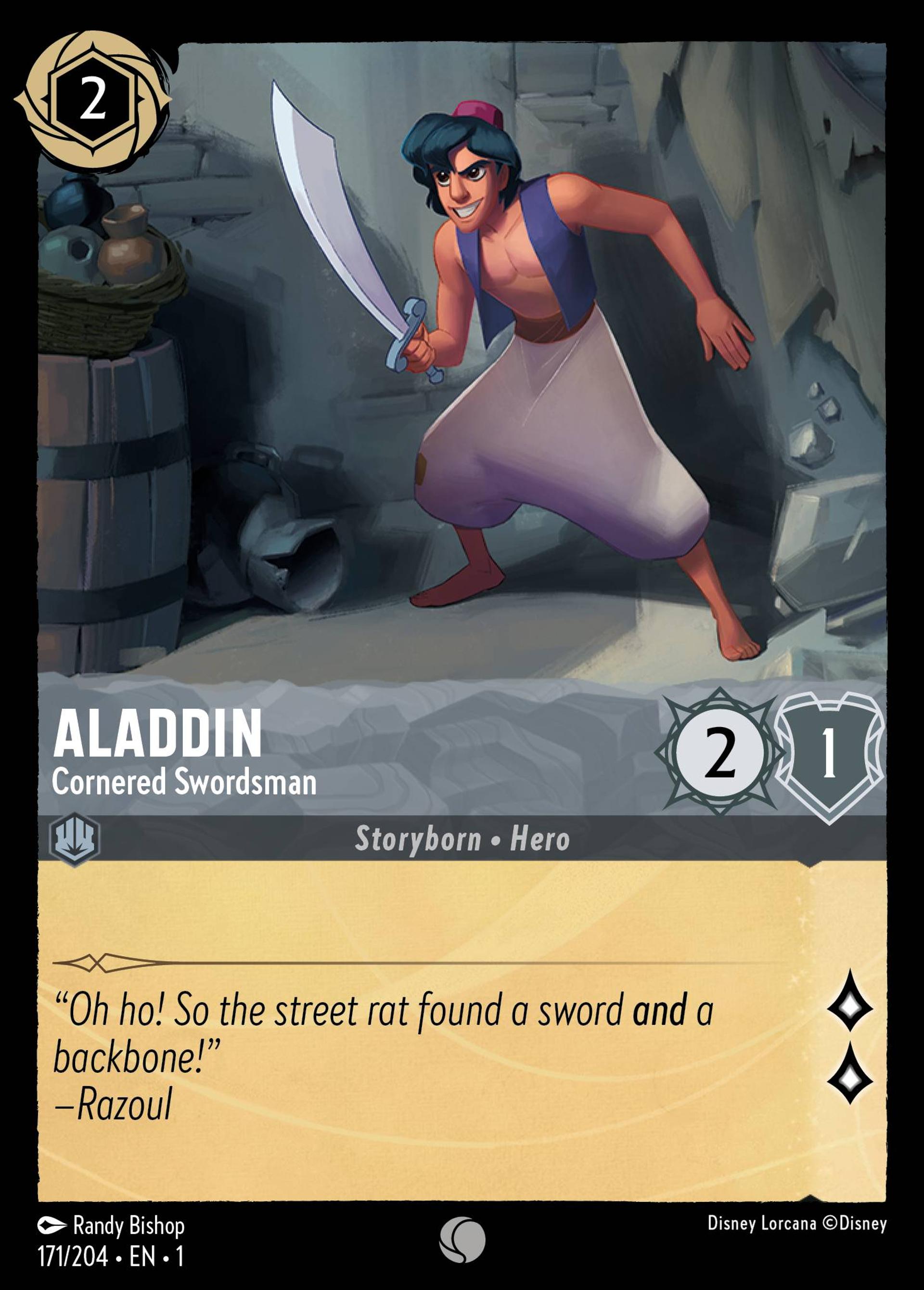 Aladdin - Hors-la-loi acculé — The First Chapter — Lorcana