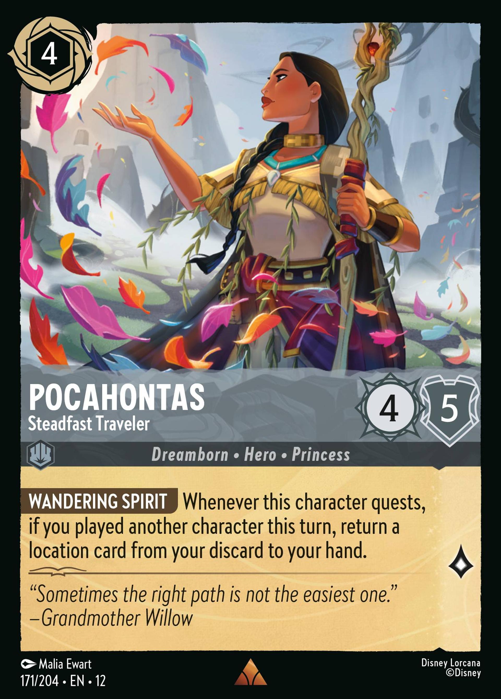 Pocahontas - Voyageuse infatigable — Wilds Unknown — Lorcana
