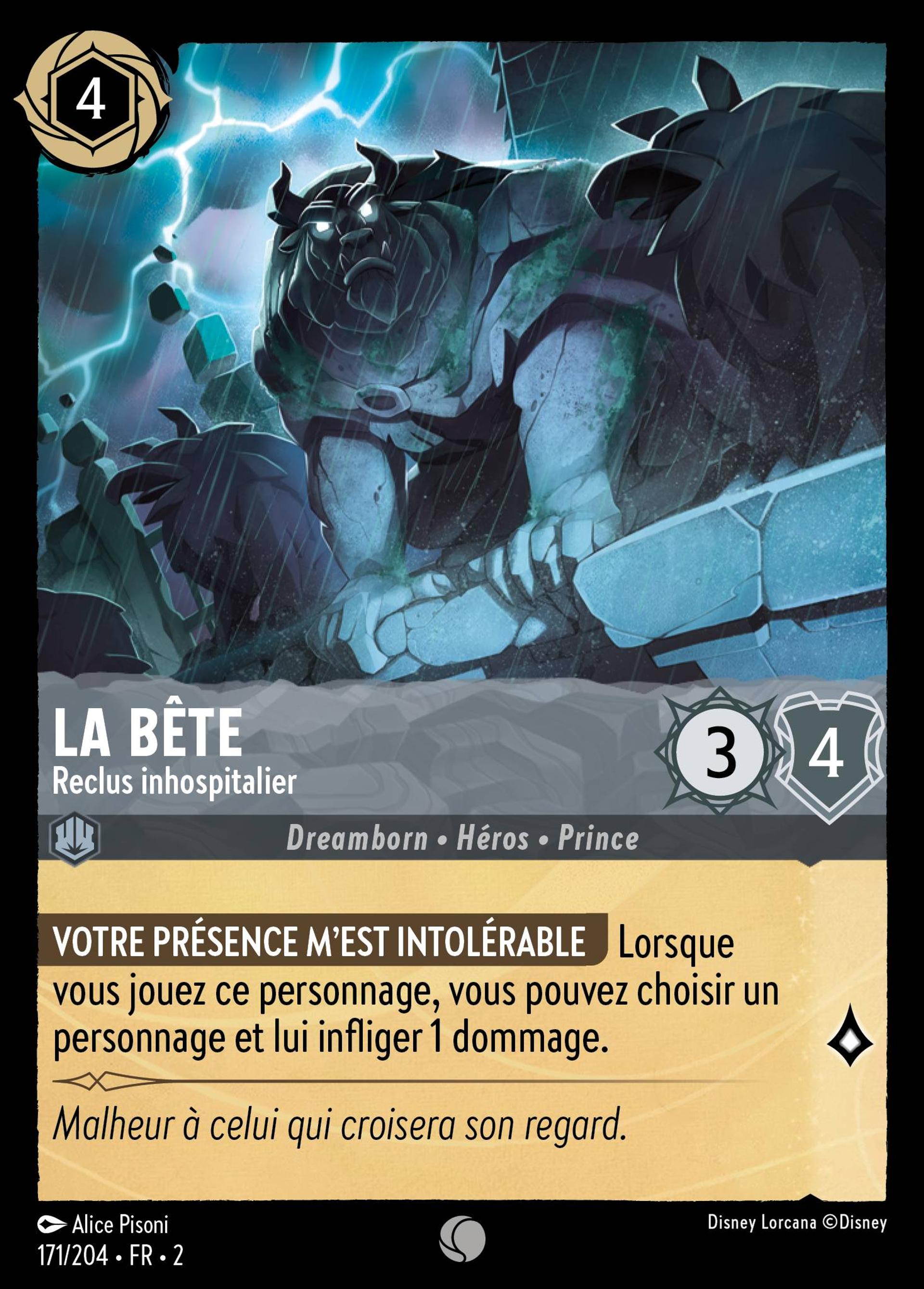 La Bête - Reclus inhospitalier — Rise of the Floodborn — Lorcana