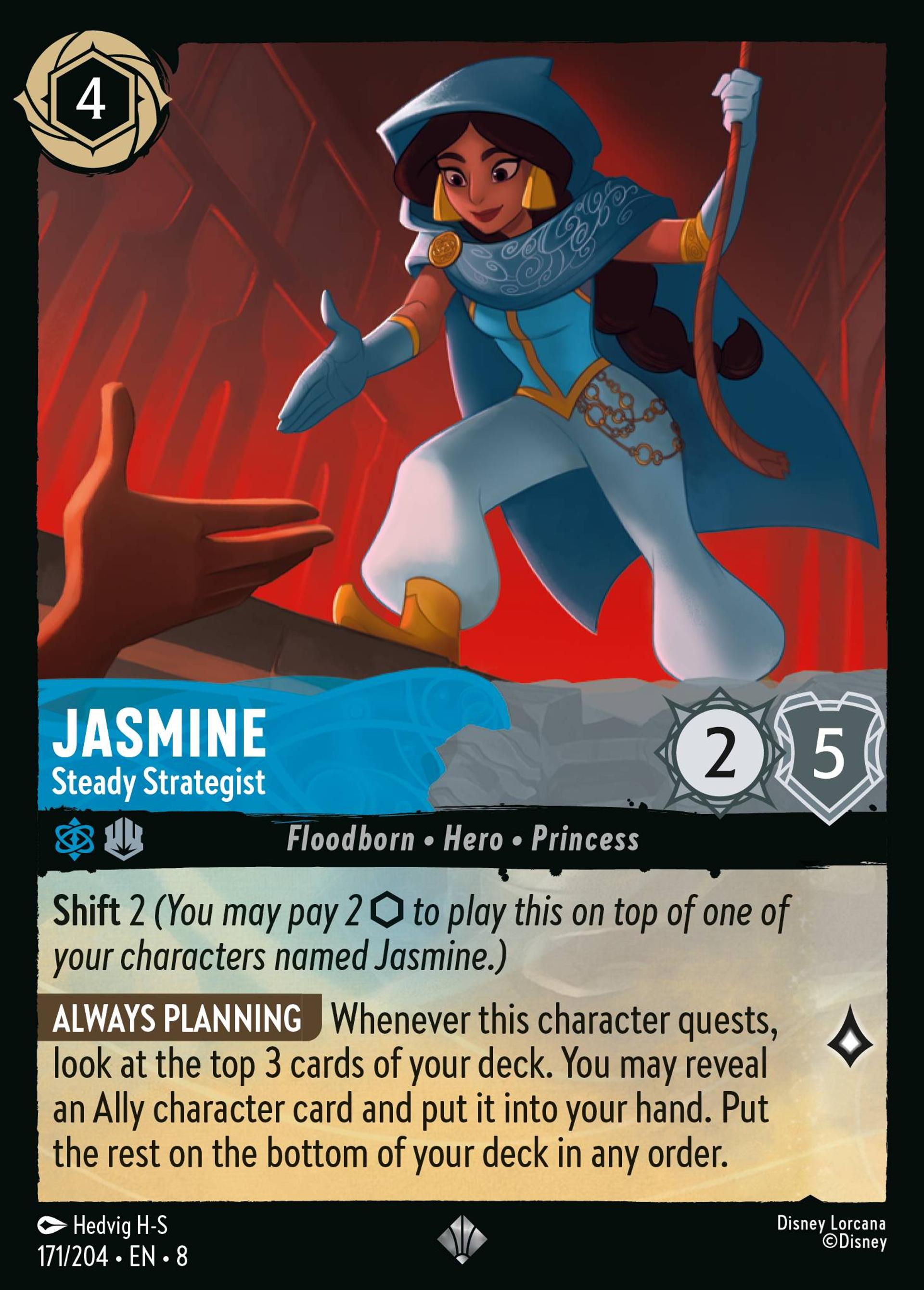 Jasmine - Steady Strategist — The Reign of Jafar — Lorcana