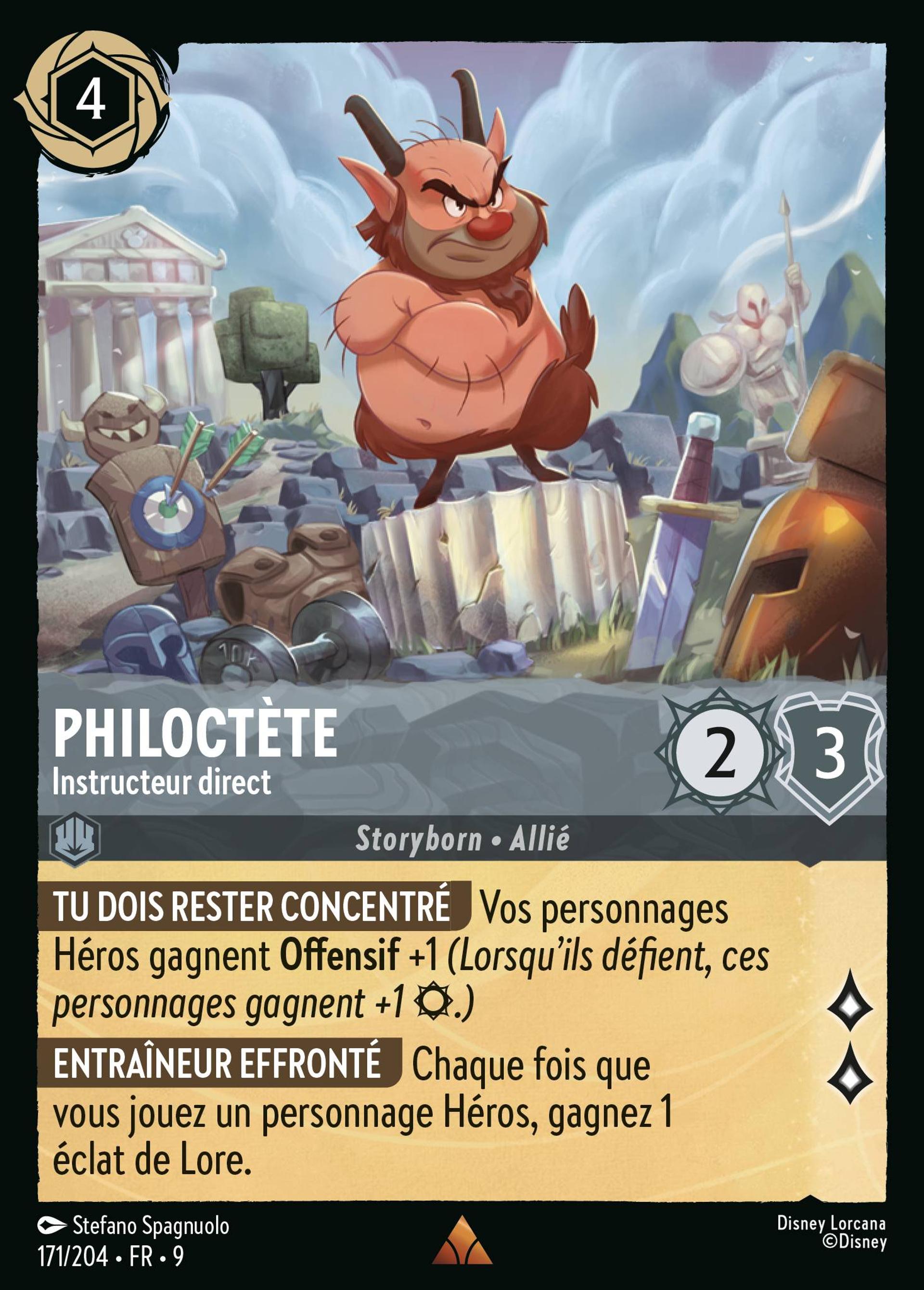 Philoctète - Instructeur direct — Fabled — Lorcana