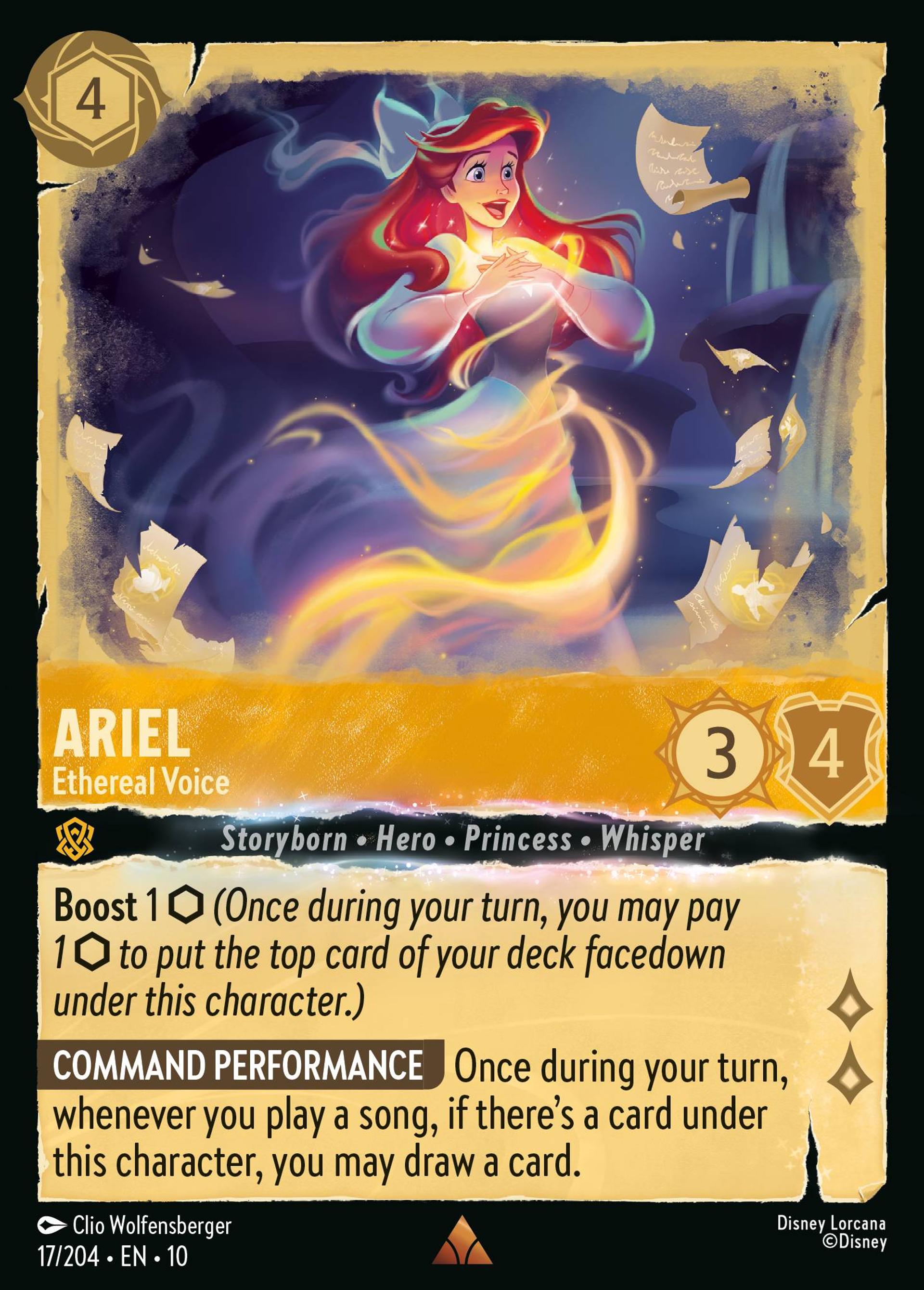Ariel - Ethereal Voice — Whispers in the Well — Lorcana