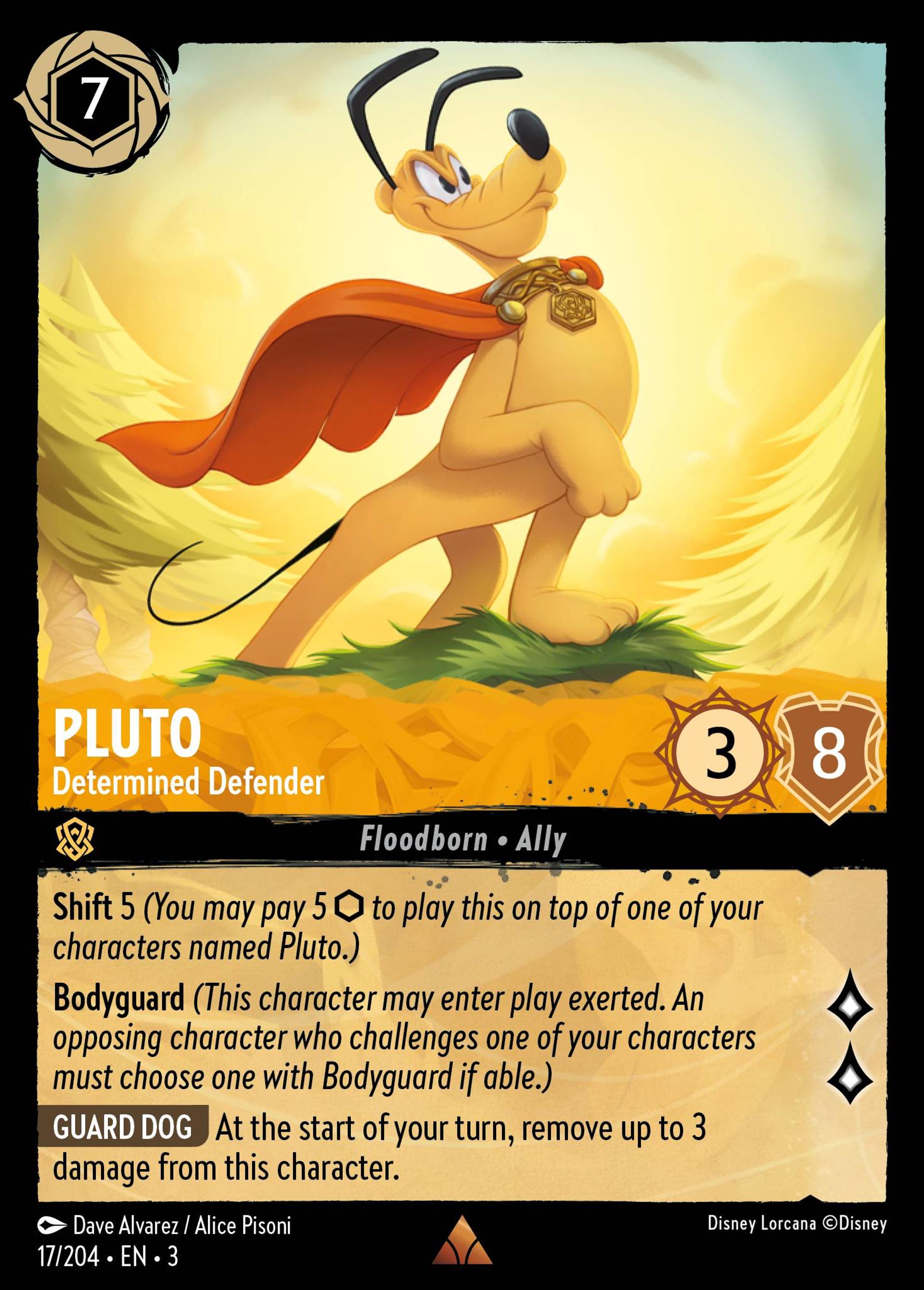 Pluto - Determined Defender — Into the Inklands — Lorcana