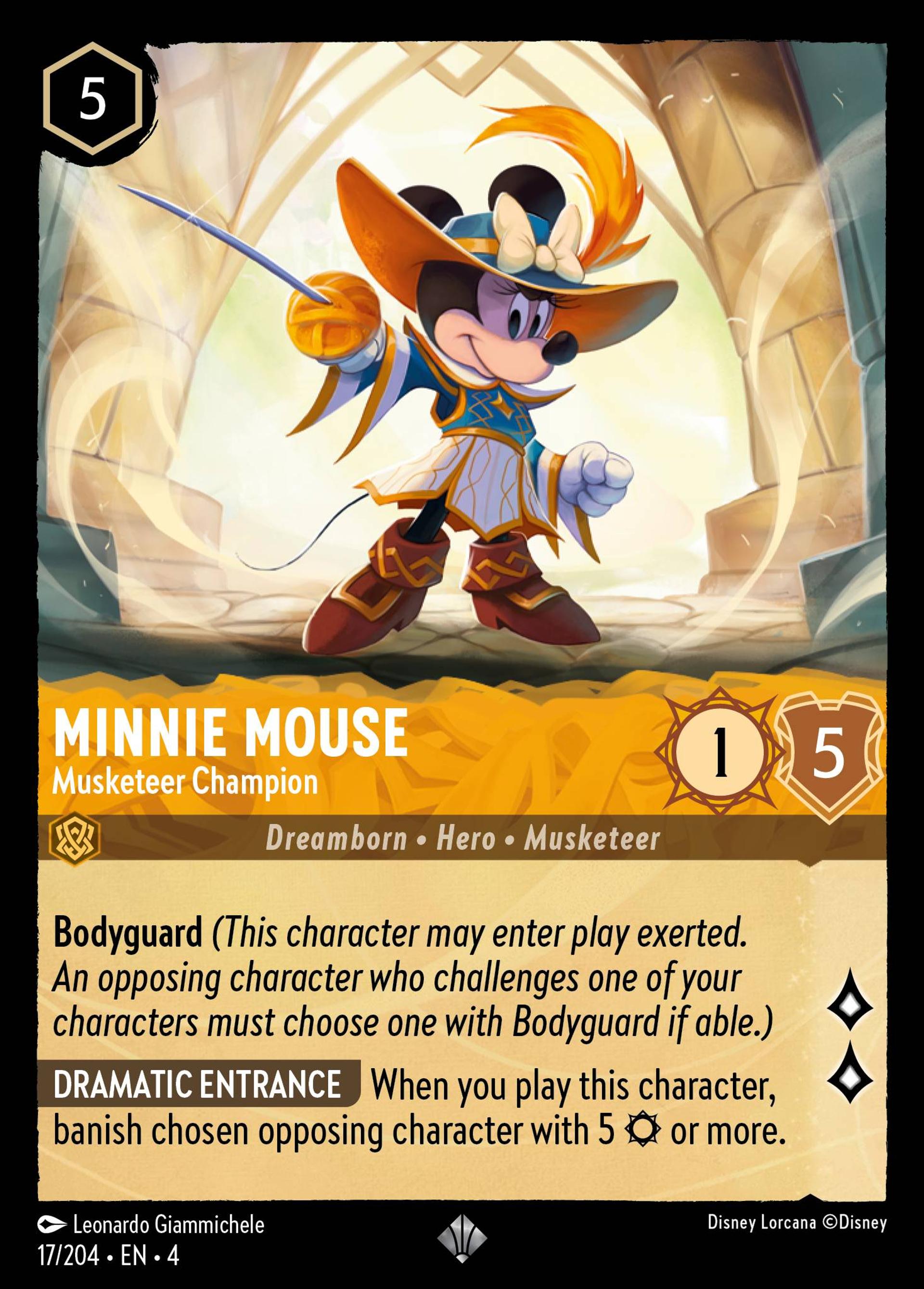 Minnie Mouse - Musketeer Champion — Ursula's Return — Lorcana