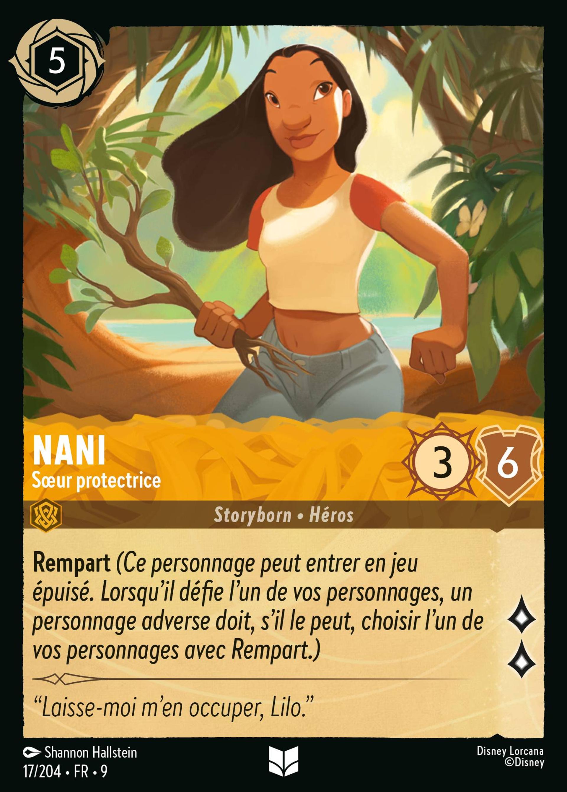 Nani - Sœur protectrice — Fabled — Lorcana