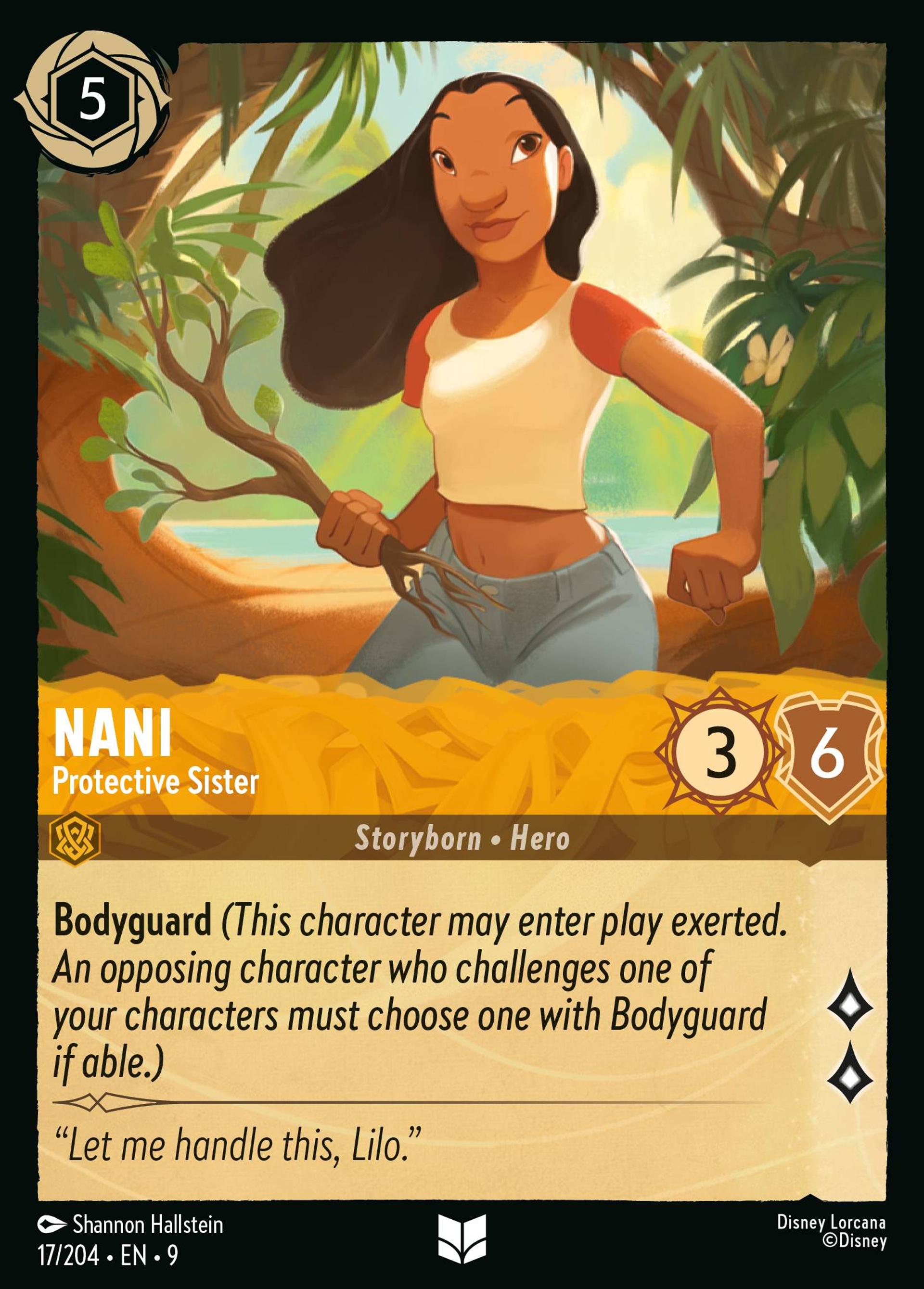 Nani - Protective Sister — Fabled — Lorcana