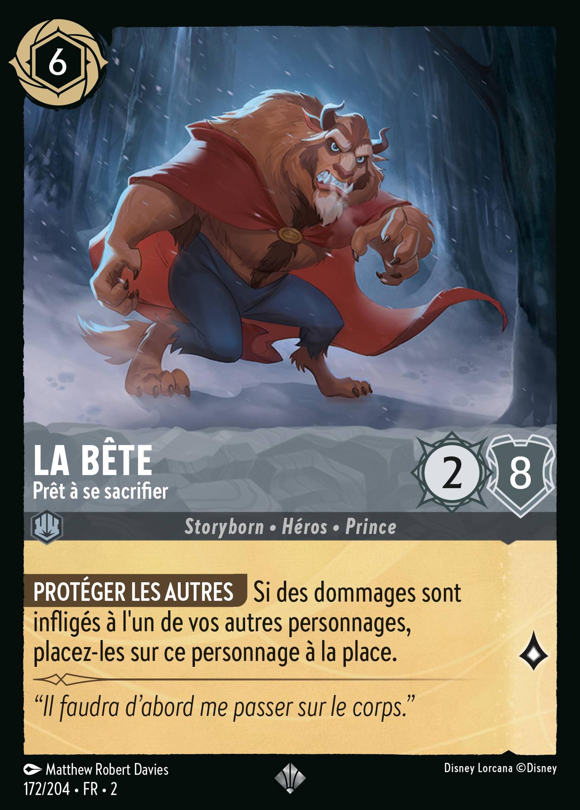 La Bête - Prêt à se sacrifier — Rise of the Floodborn — Lorcana