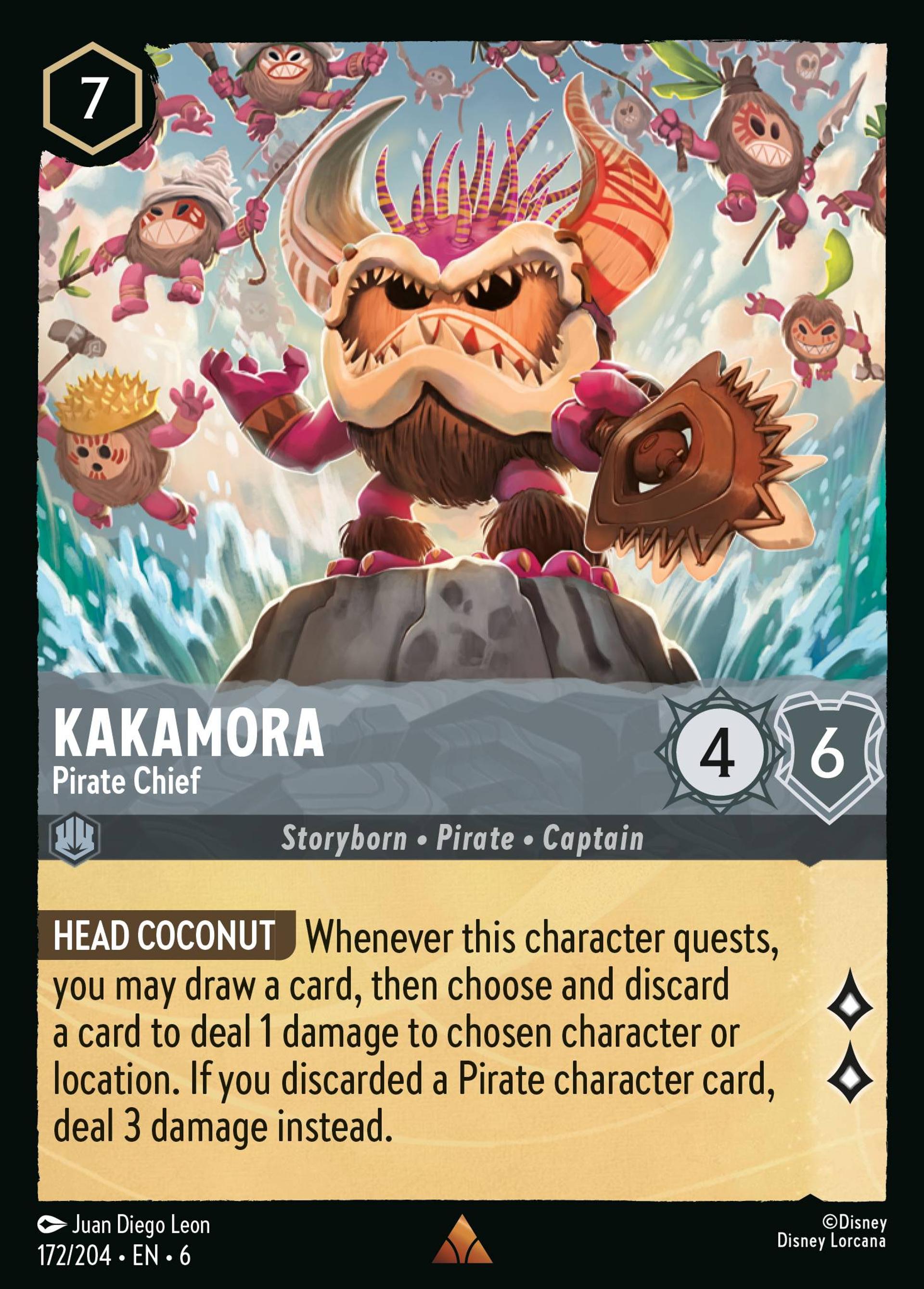 Kakamora - Pirate Chief — Azurite Sea — Lorcana