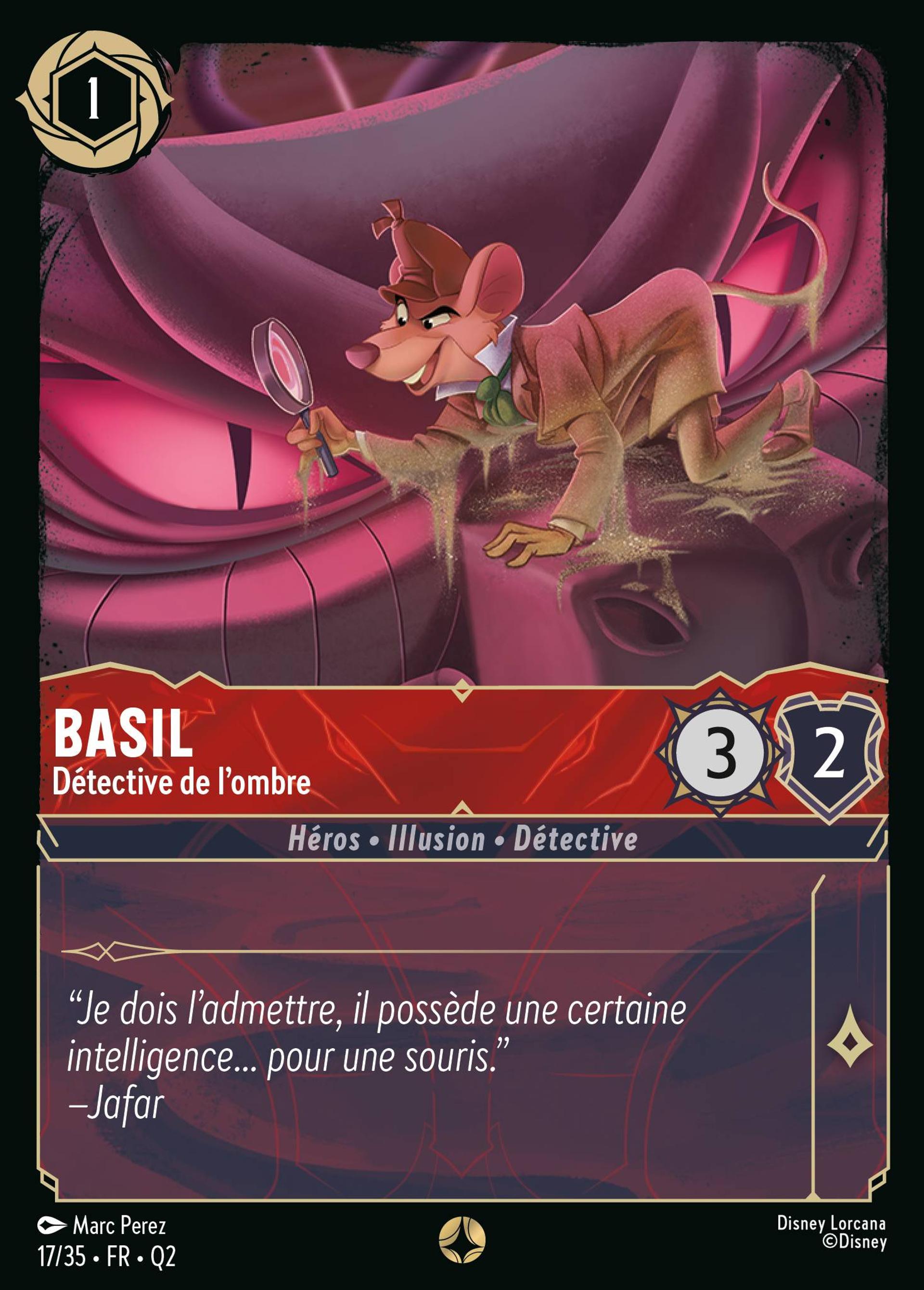 Basil - Détective de l'ombre — Illumineer's Quest: Palace Heist — Lorcana