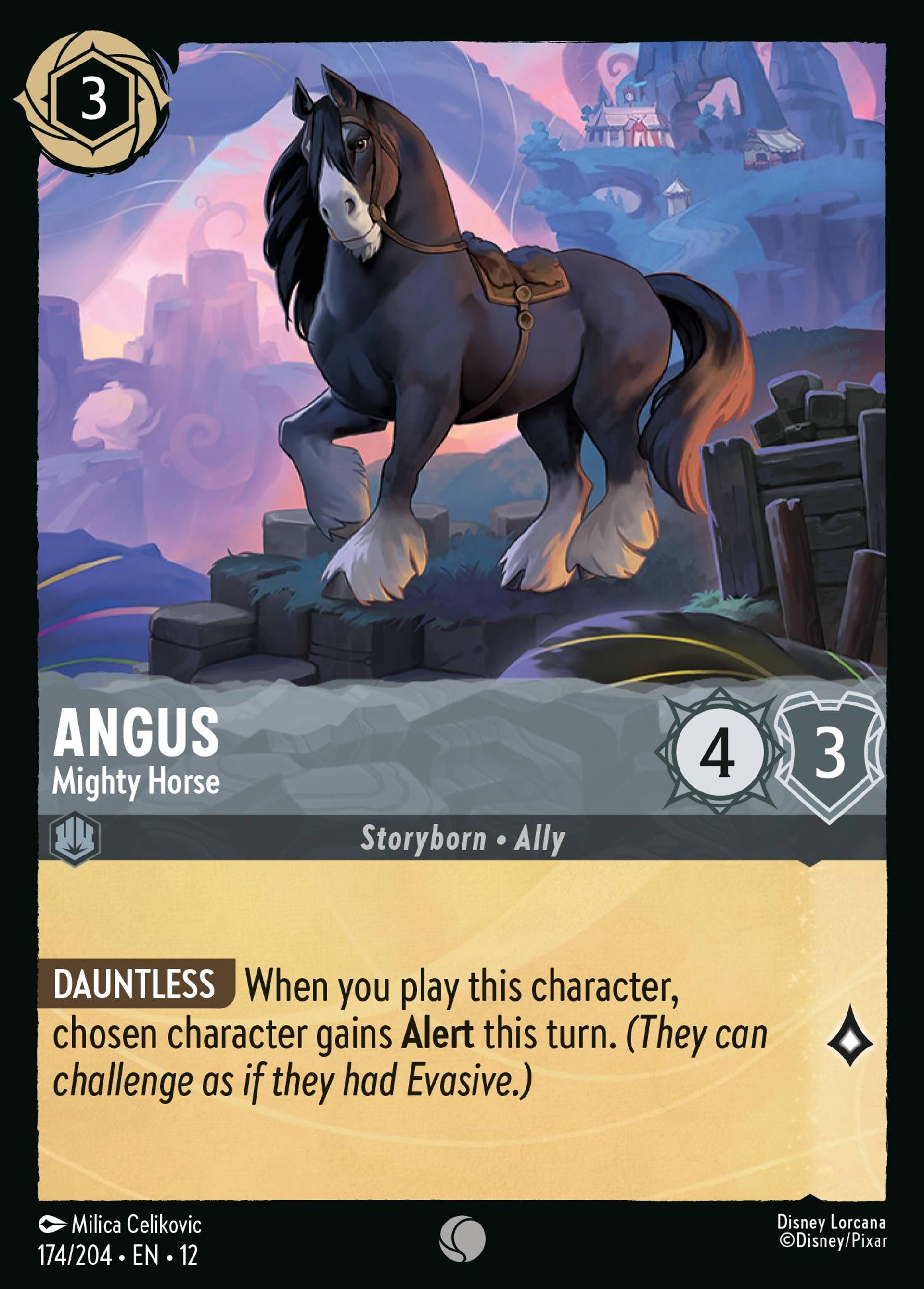 Angus - Puissant cheval — Wilds Unknown — Lorcana