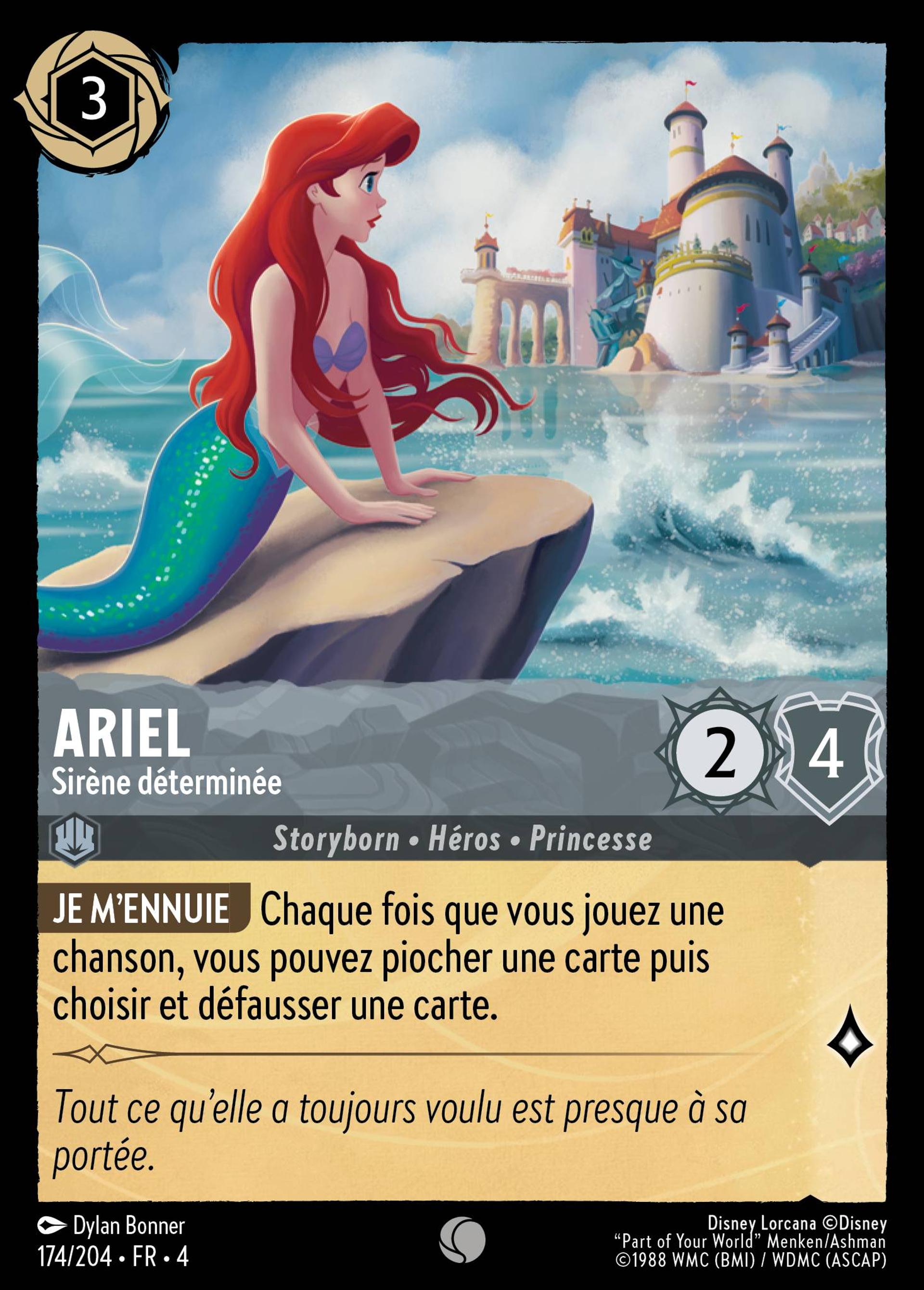 Ariel - Sirène déterminée — Ursula's Return — Lorcana