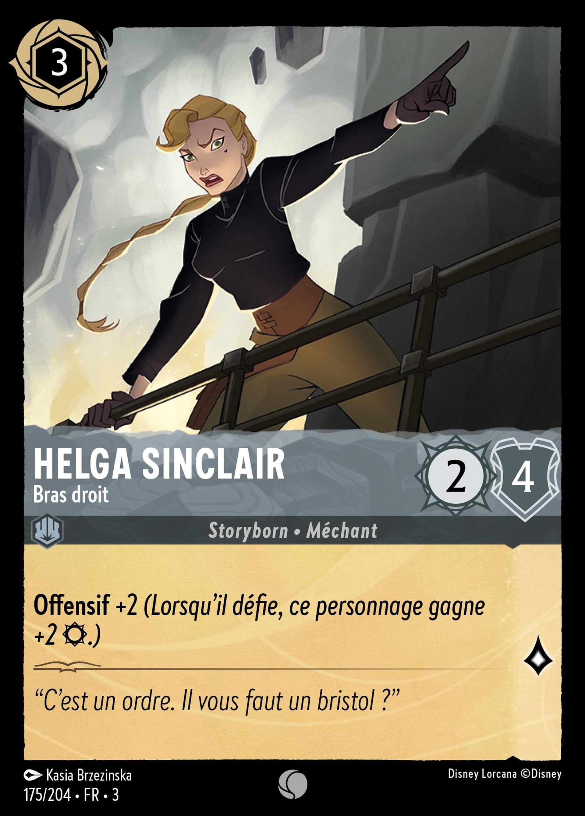 Helga Sinclair - Bras droit — Into the Inklands — Lorcana
