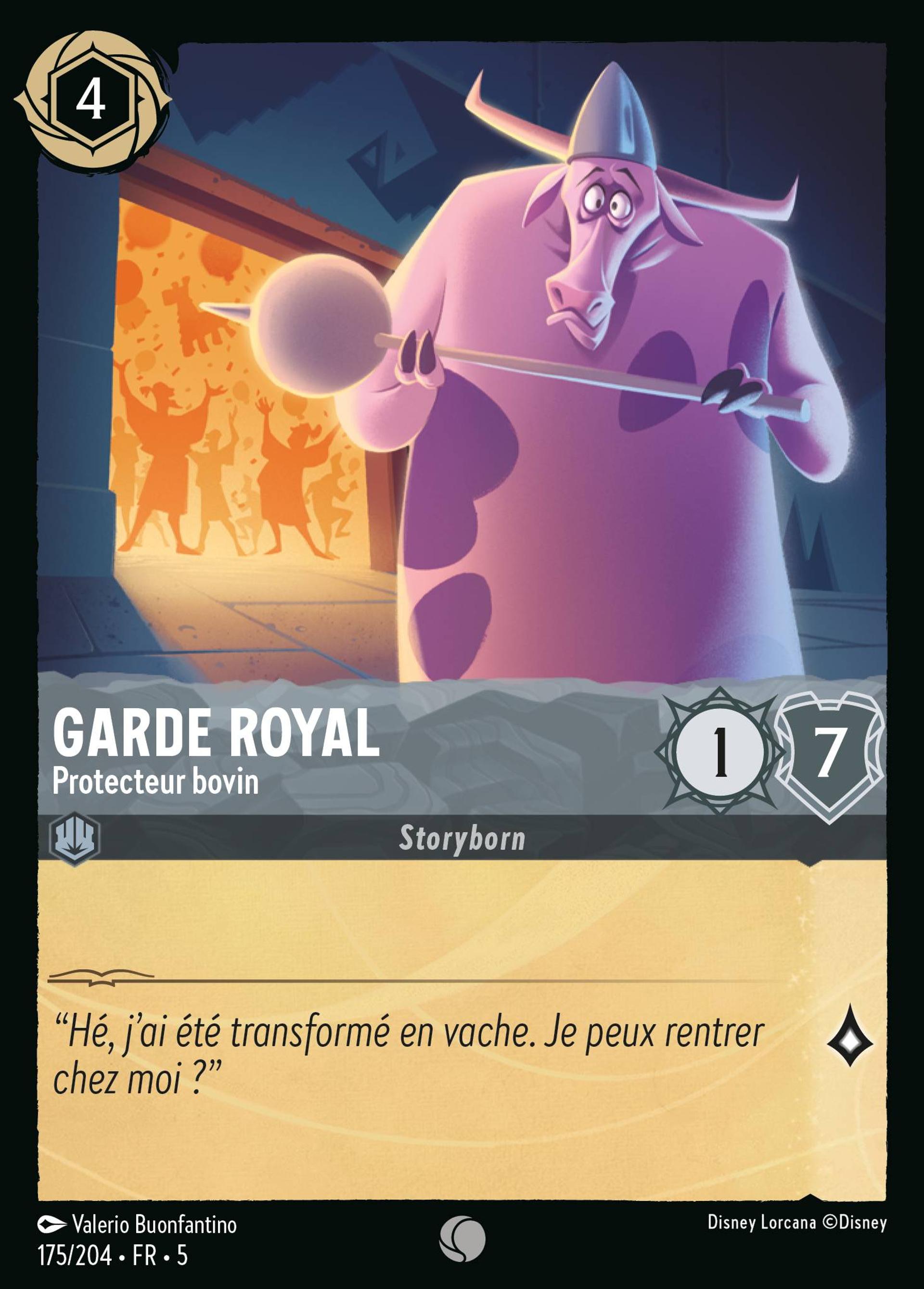 Garde royal - Protecteur bovin — Shimmering Skies — Lorcana