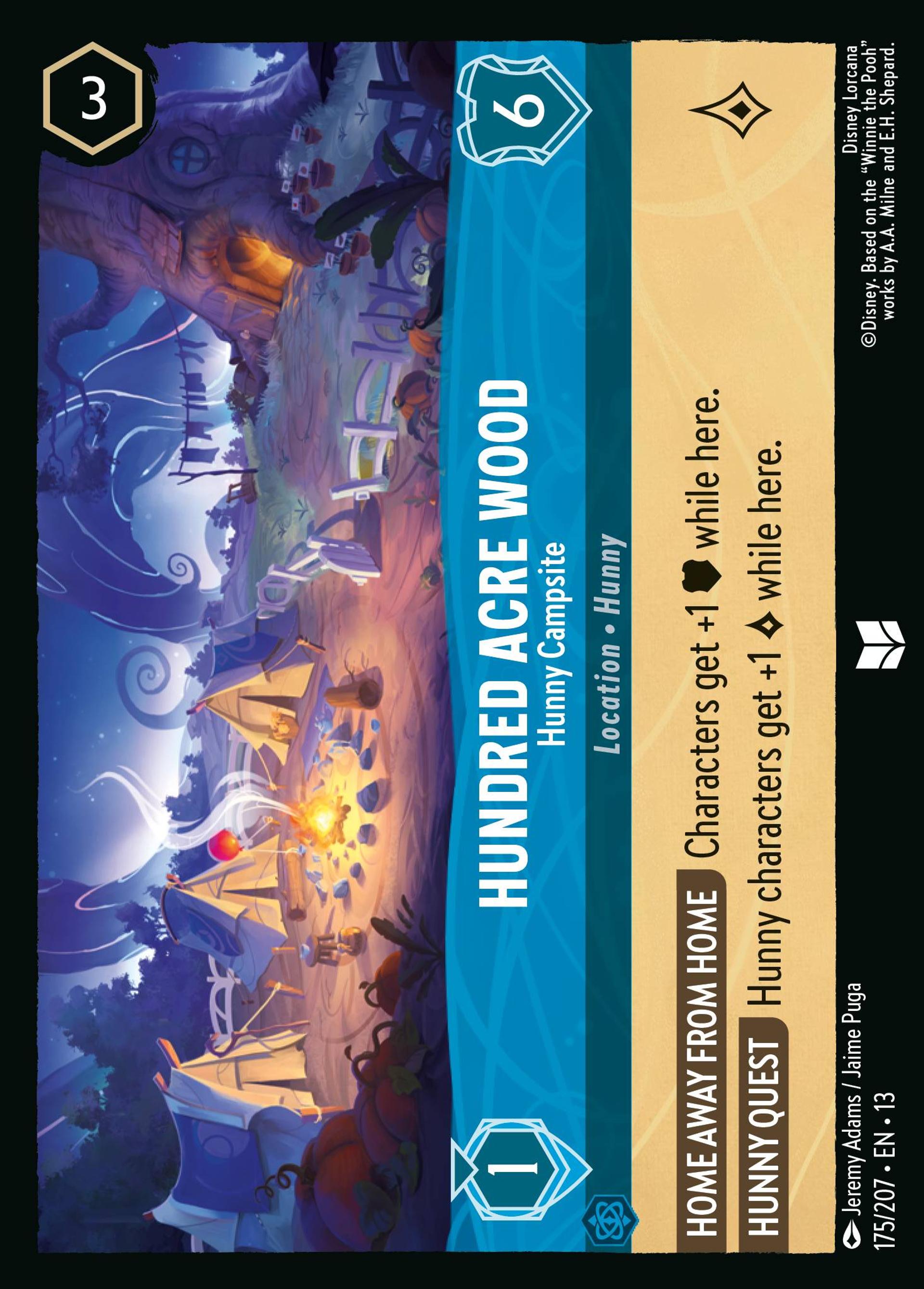 Hundred Acre Wood - Hunny Campsite — Attack of the Vine! — Lorcana