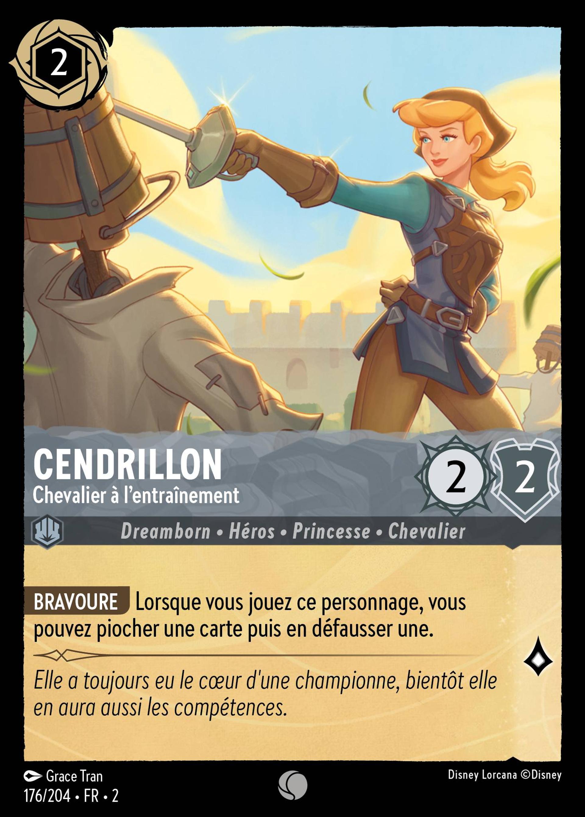 Cendrillon - Chevalier à l'entraînement — Rise of the Floodborn — Lorcana