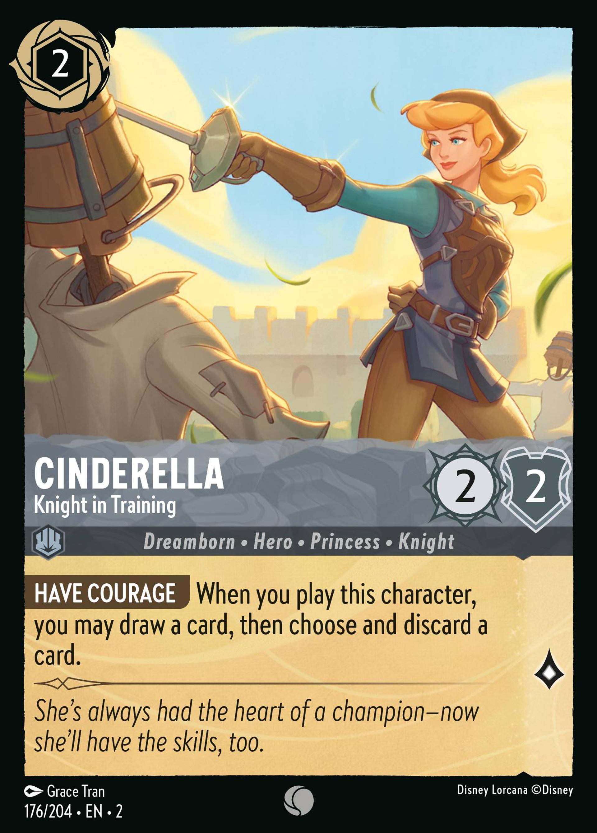 Cendrillon - Chevalier à l'entraînement — Rise of the Floodborn — Lorcana