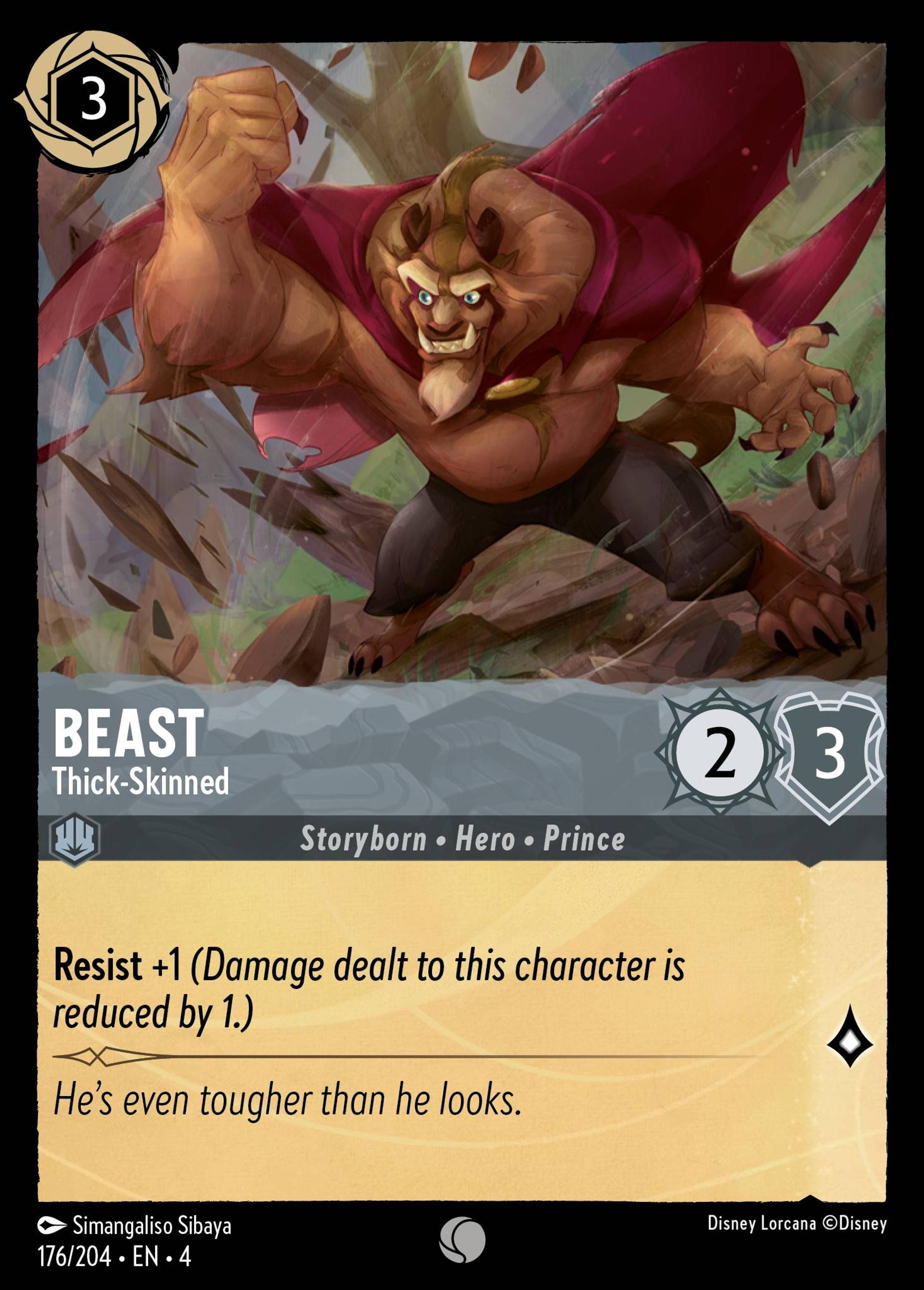 Beast - Thick-Skinned — Ursula's Return — Lorcana