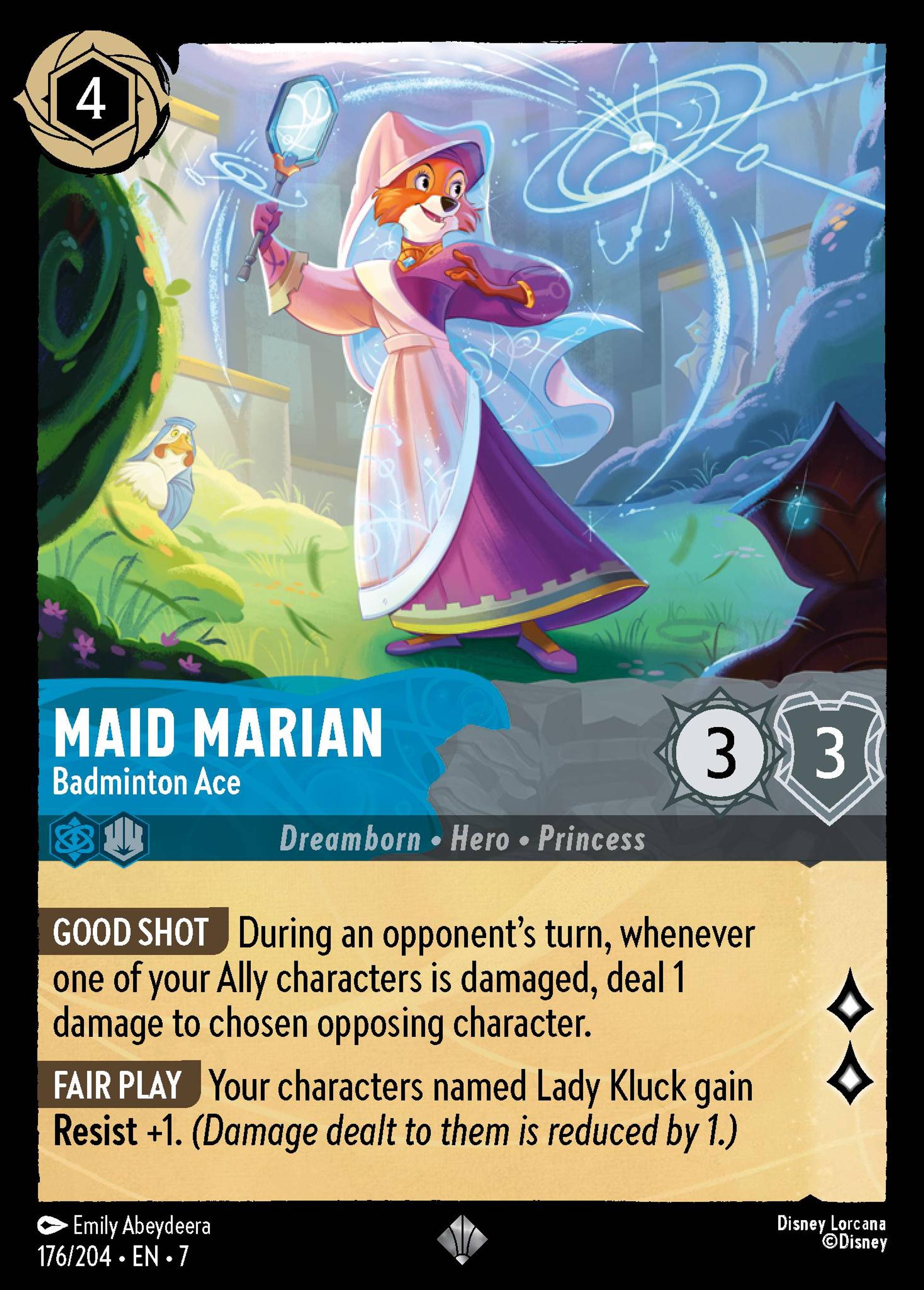 Maid Marian - Badminton Ace — Archazia's Island — Lorcana