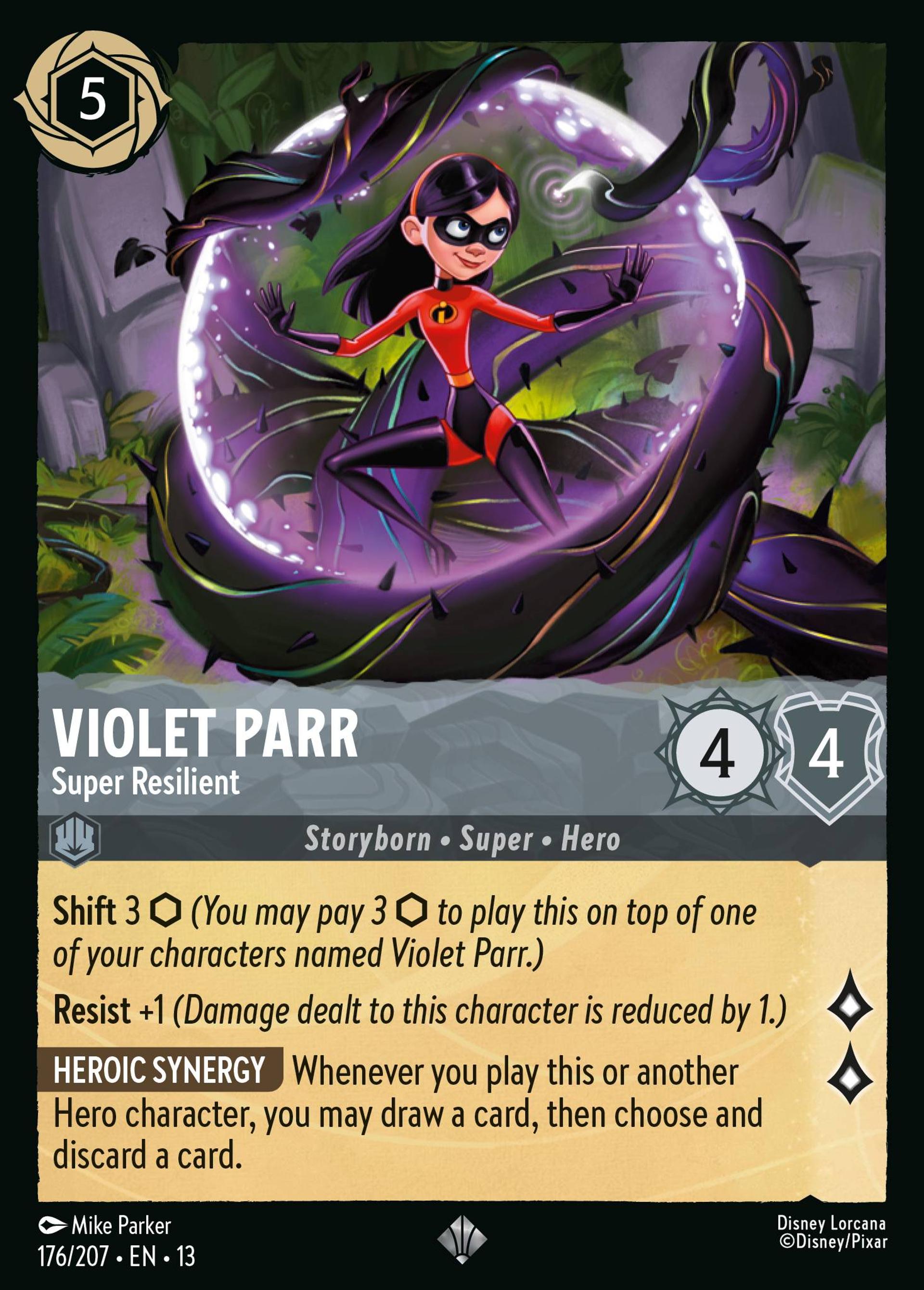 Violette Parr - Super résiliente — Attack of the Vine! — Lorcana