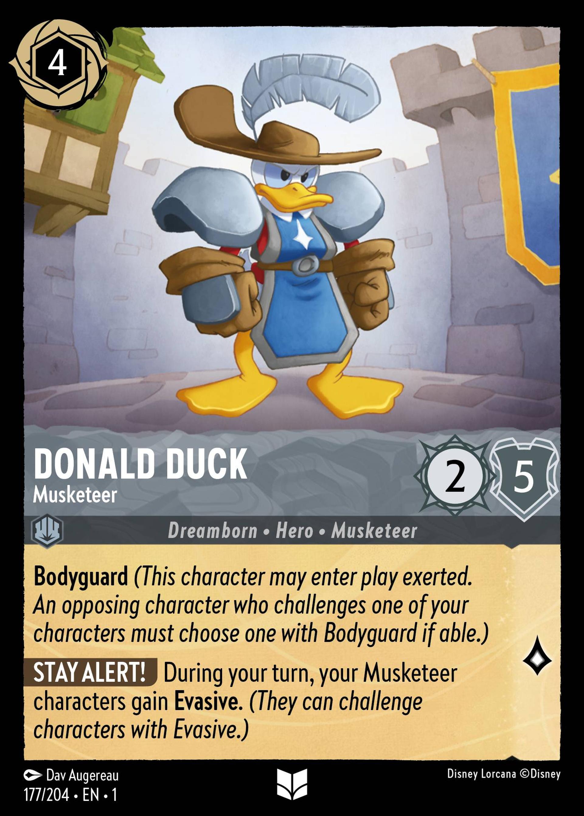 Donald Duck - Musketeer — The First Chapter — Lorcana