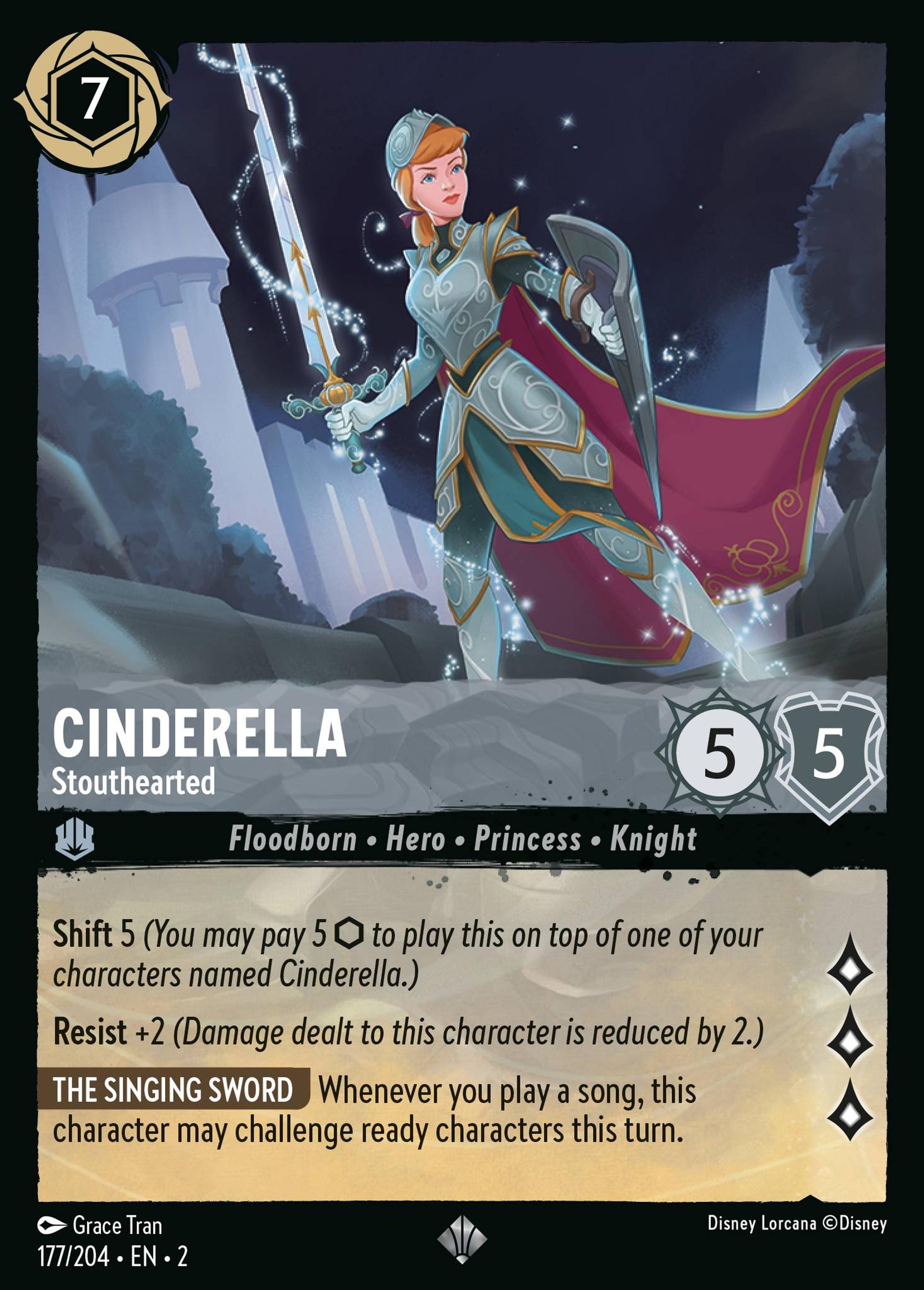 Cendrillon - Cœur vaillant — Rise of the Floodborn — Lorcana