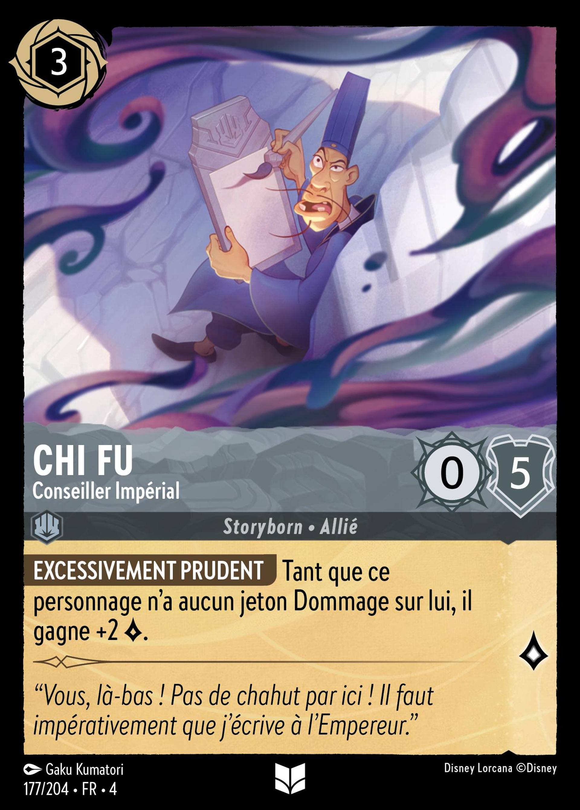 Chi Fu - Conseiller Impérial — Ursula's Return — Lorcana