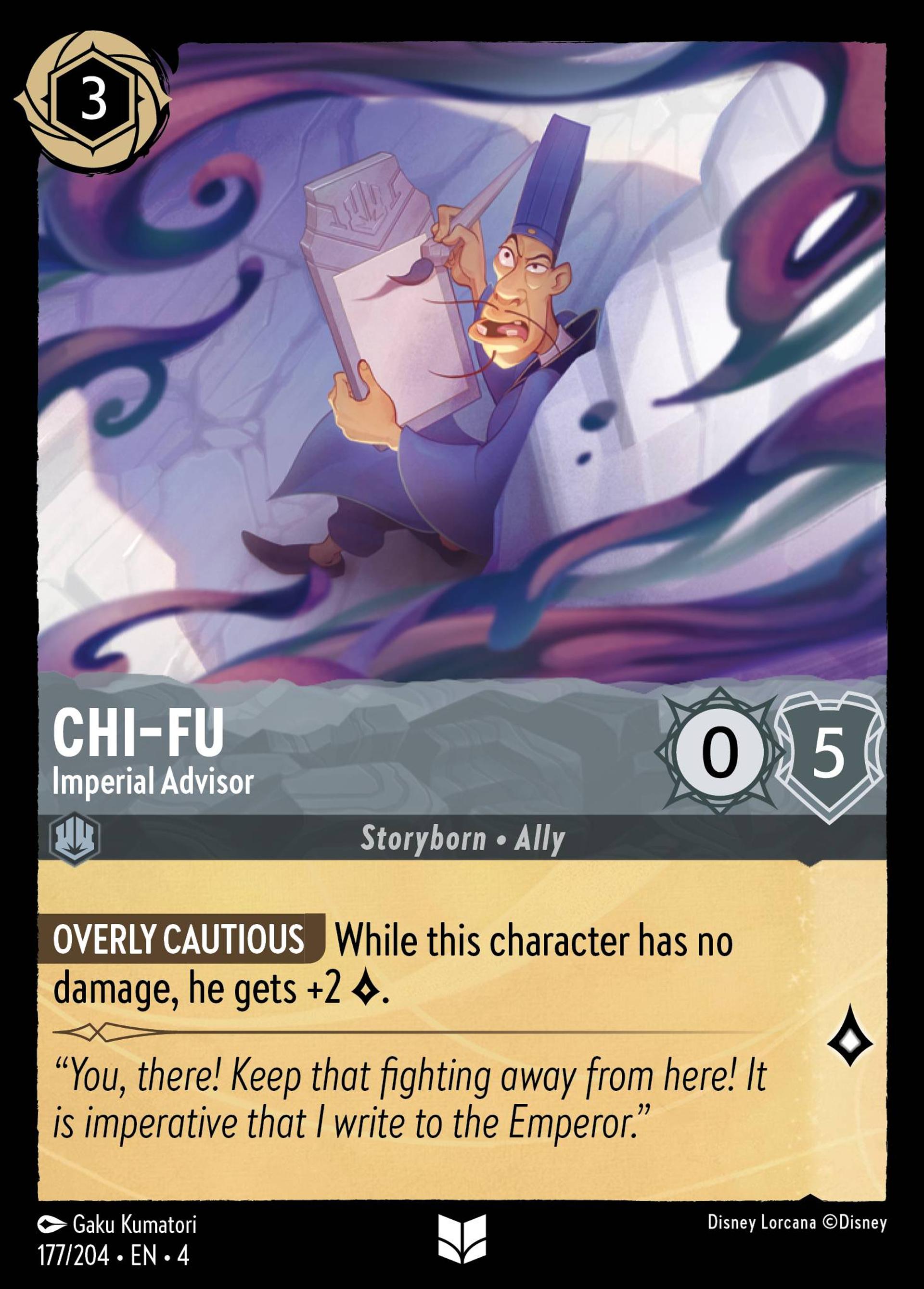 Chi-Fu - Imperial Advisor — Ursula's Return — Lorcana