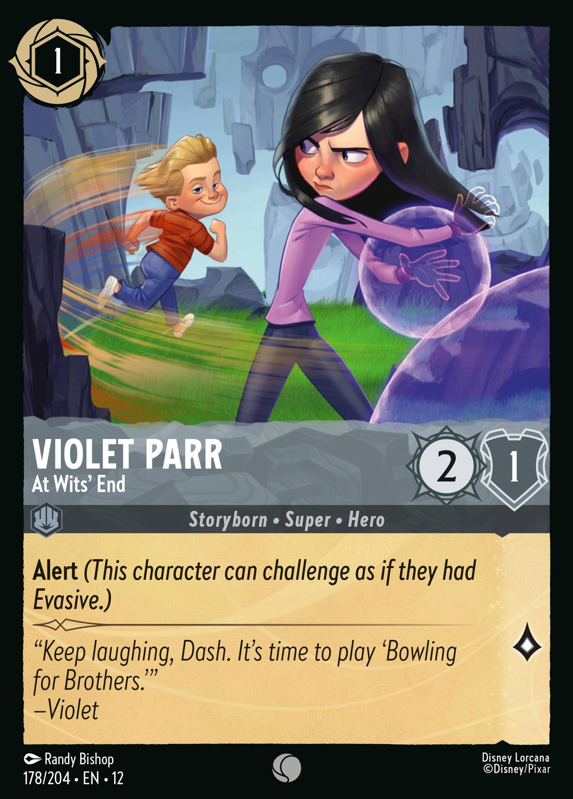 Violette Parr - À bout de nerfs — Wilds Unknown — Lorcana