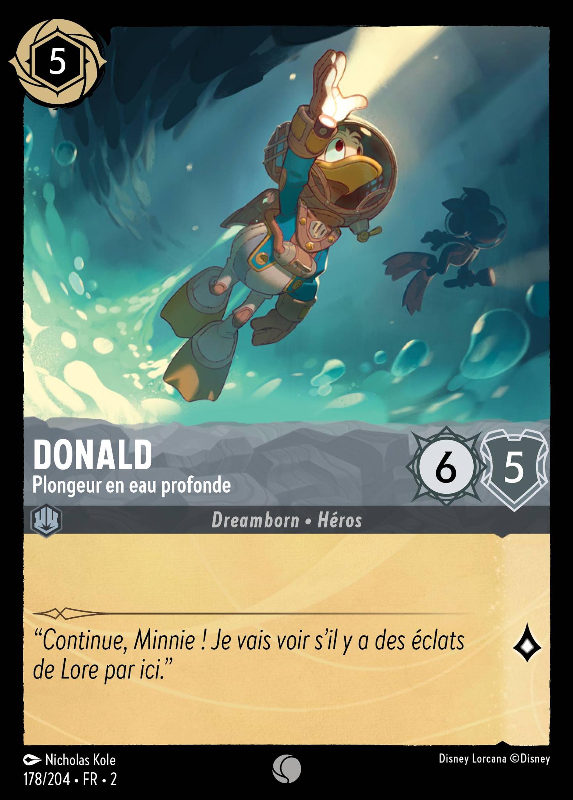 Donald - Plongeur en eau profonde — Rise of the Floodborn — Lorcana