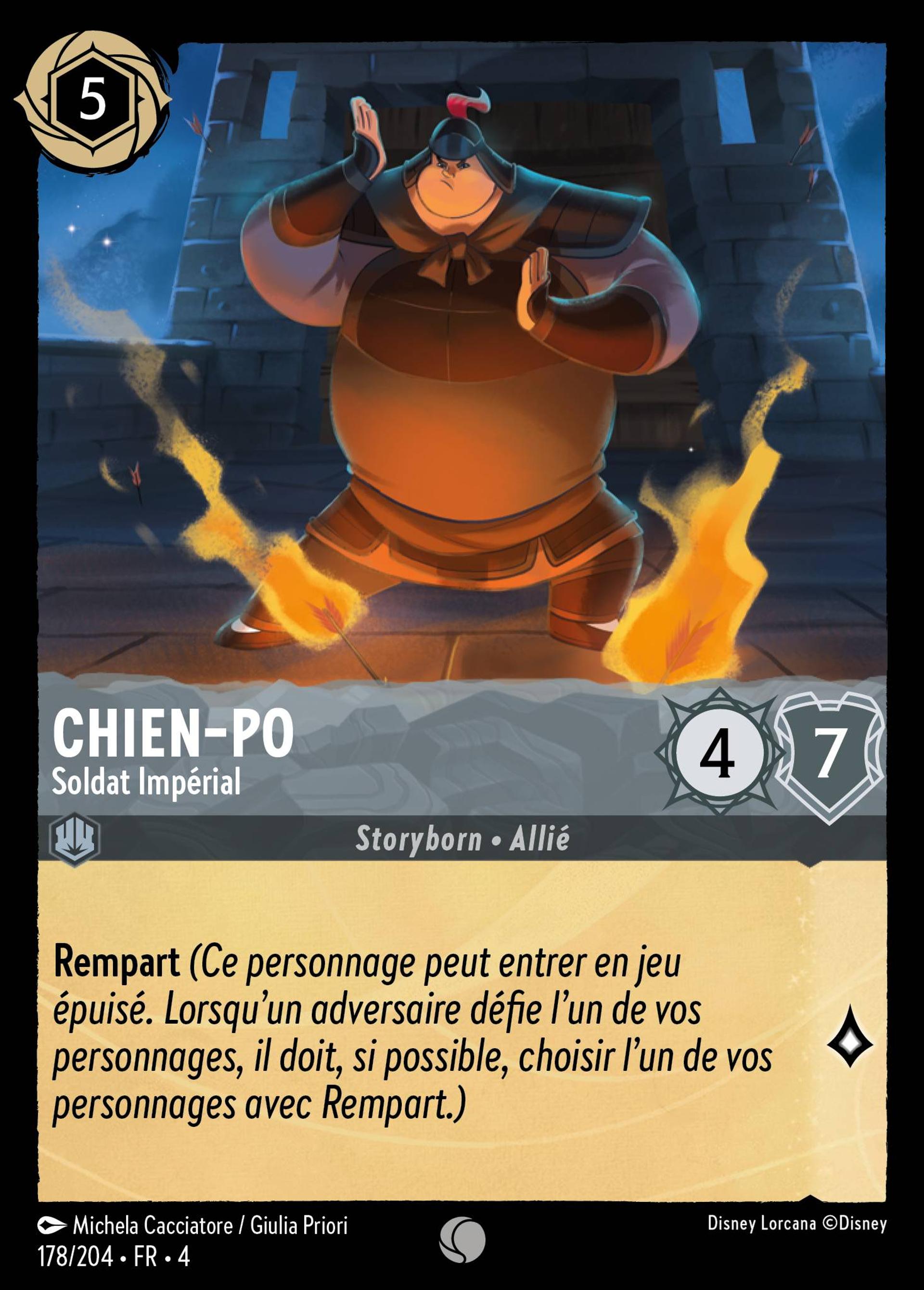 Chien-Po - Soldat Impérial — Ursula's Return — Lorcana