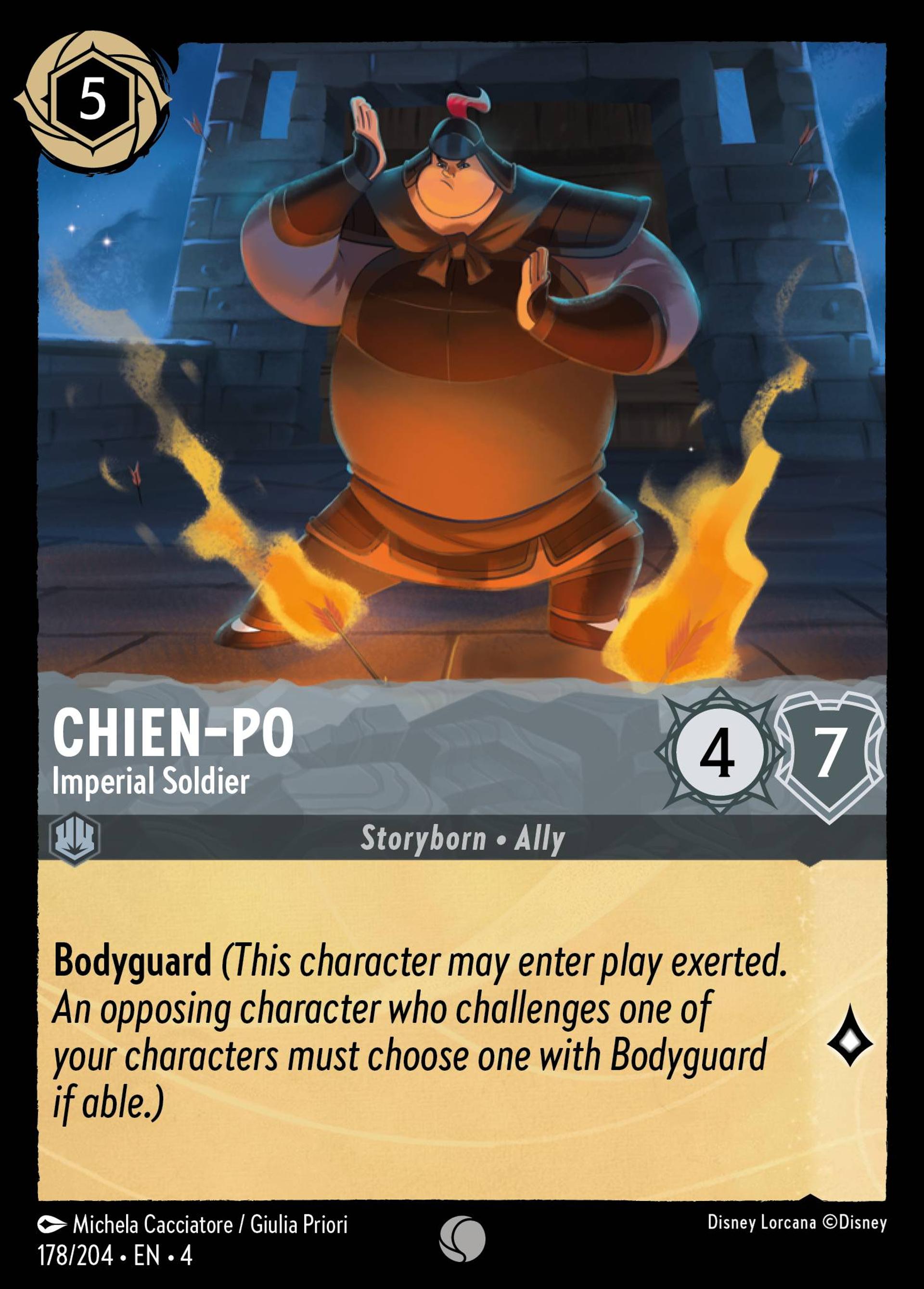Chien-Po - Imperial Soldier — Ursula's Return — Lorcana