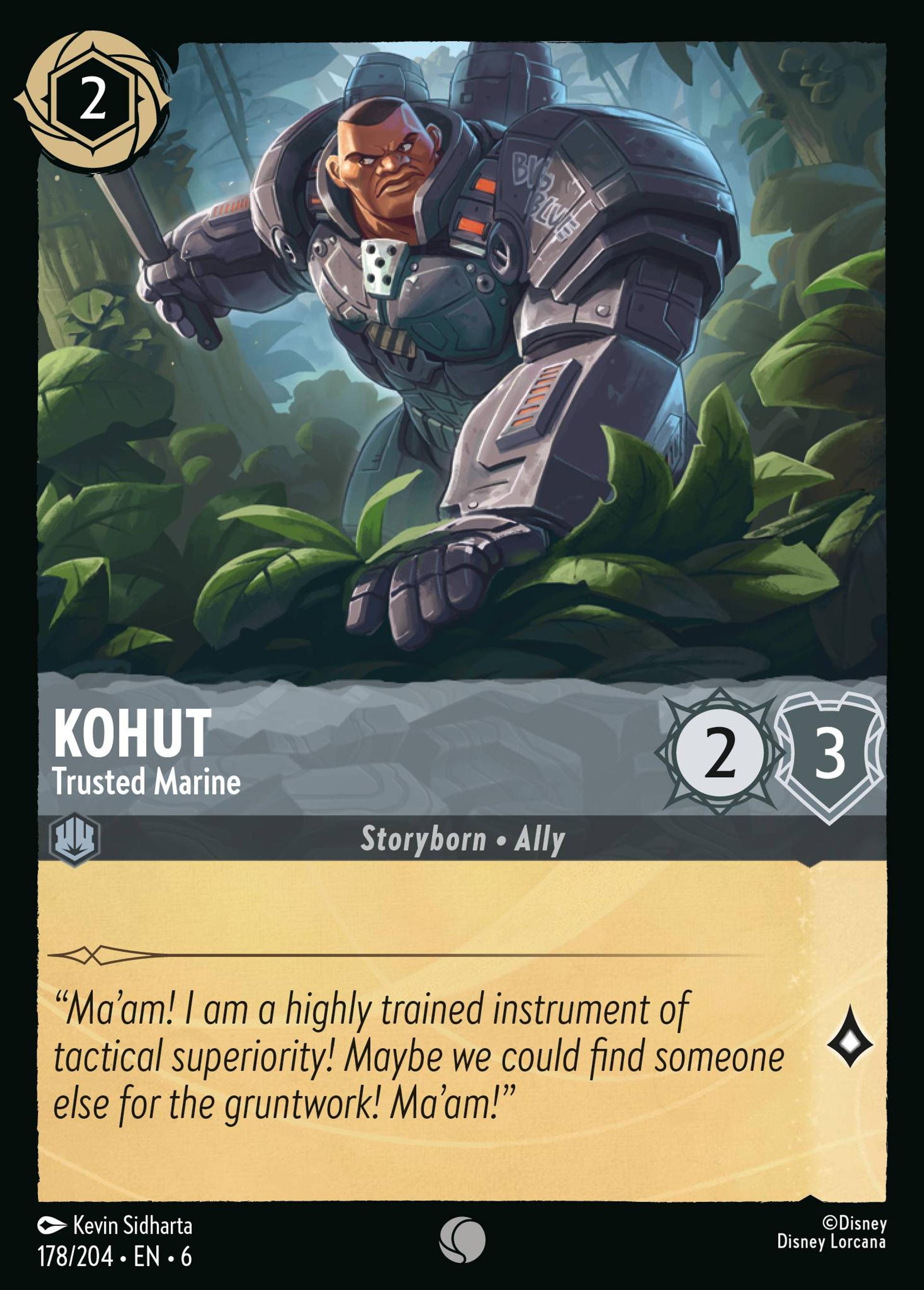 Kohut - Soldat de confiance — Azurite Sea — Lorcana