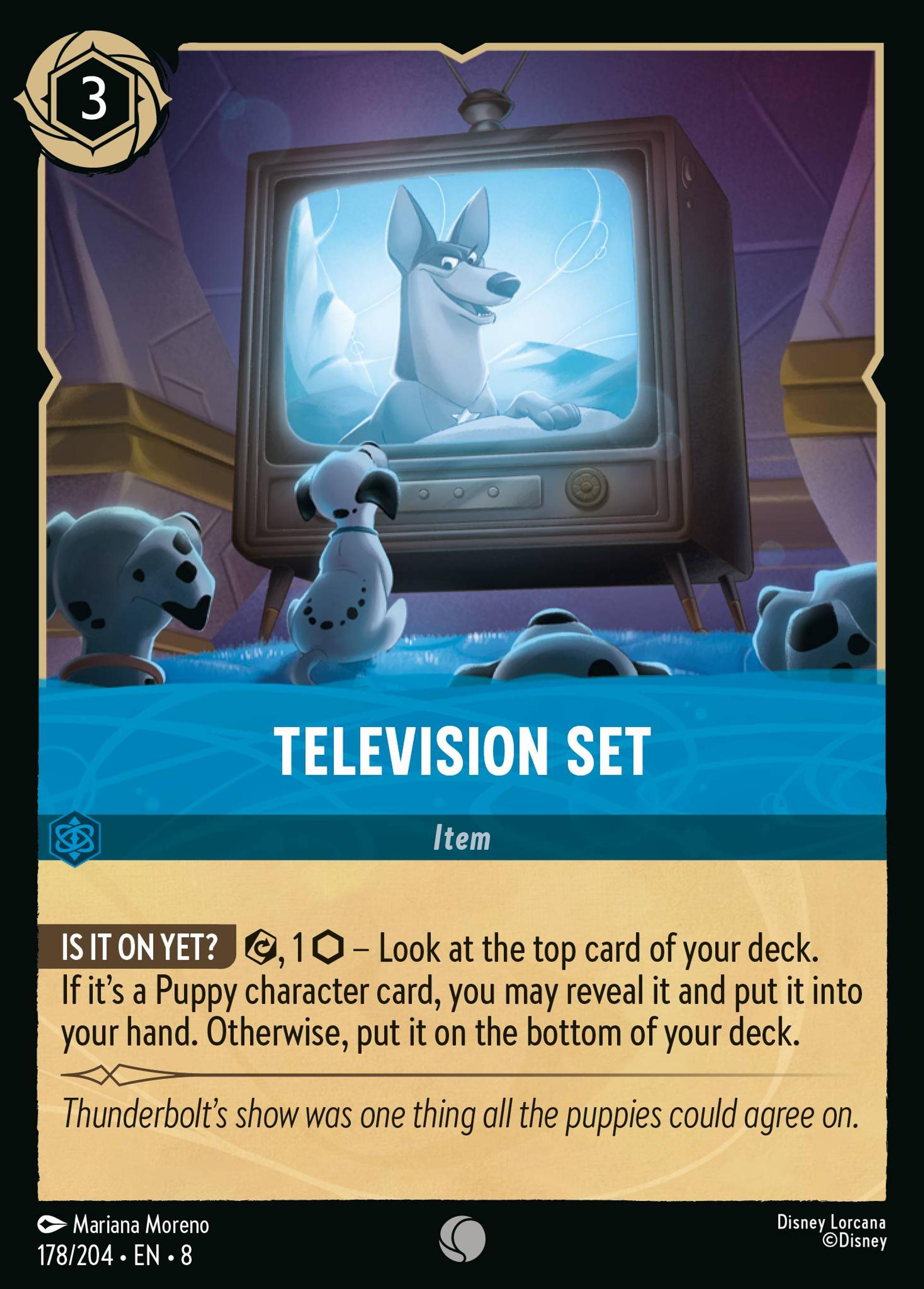 Television Set — The Reign of Jafar — Lorcana