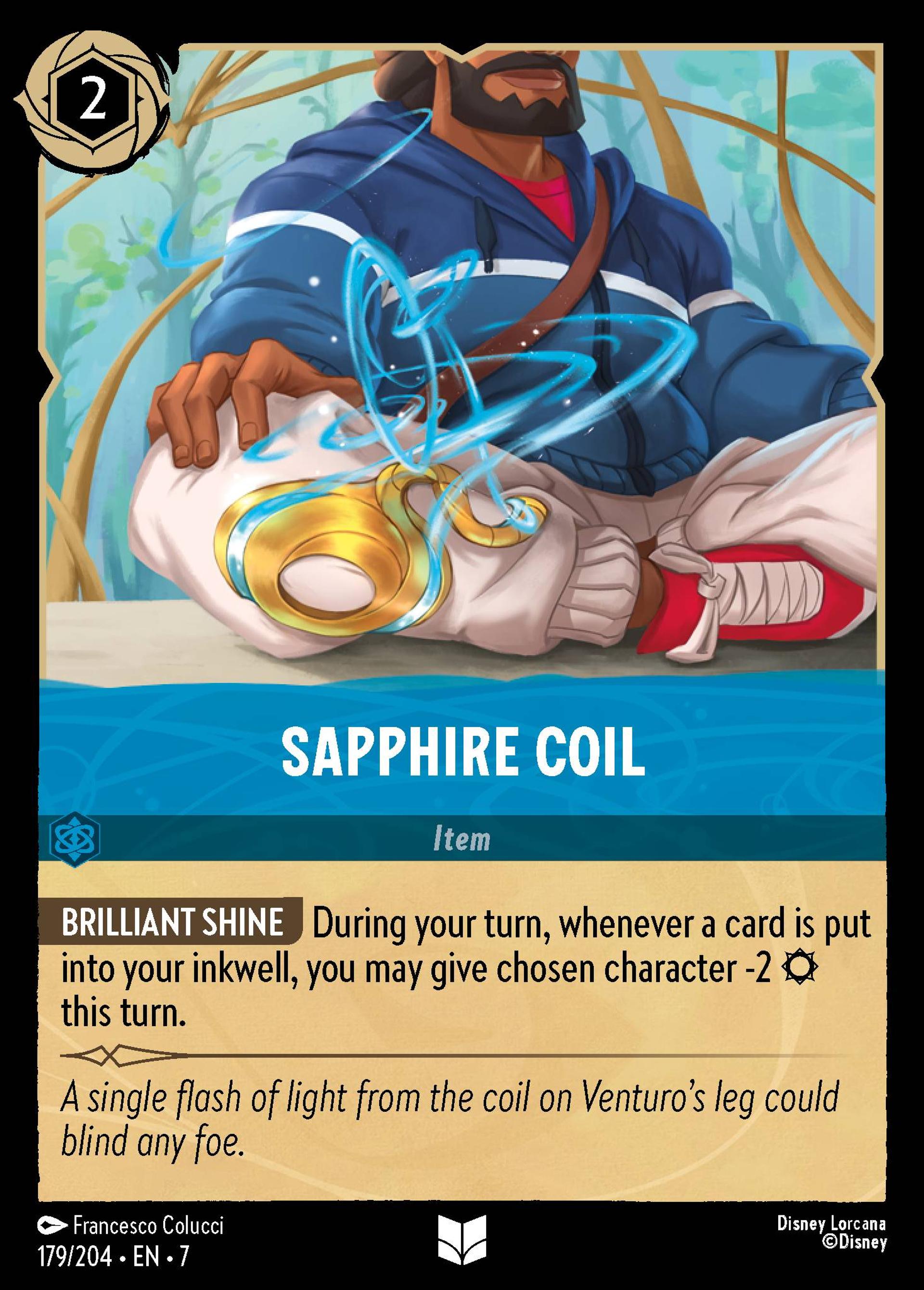 Sapphire Coil — Archazia's Island — Lorcana