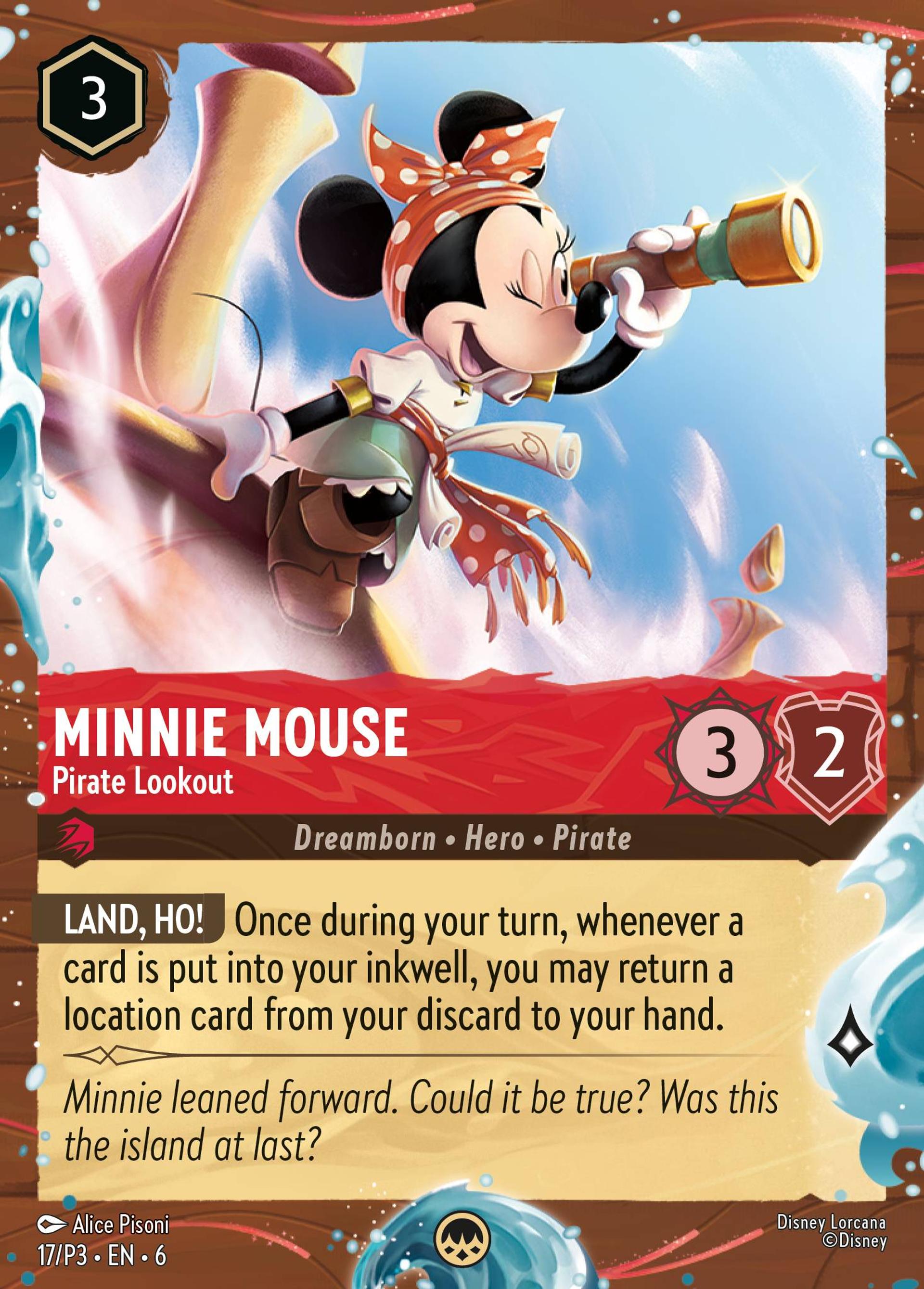 Minnie Mouse - Pirate Lookout — Promos - Year 3 — Lorcana