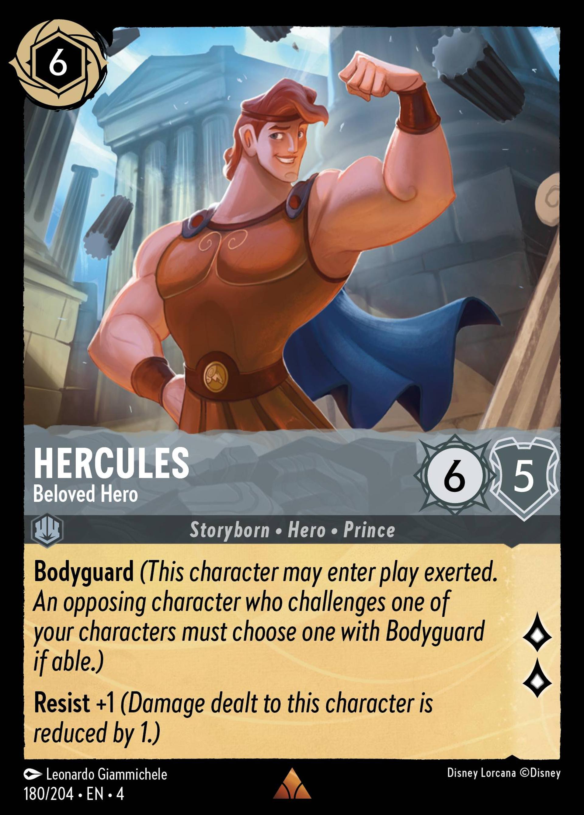 Hercules - Beloved Hero — Ursula's Return — Lorcana